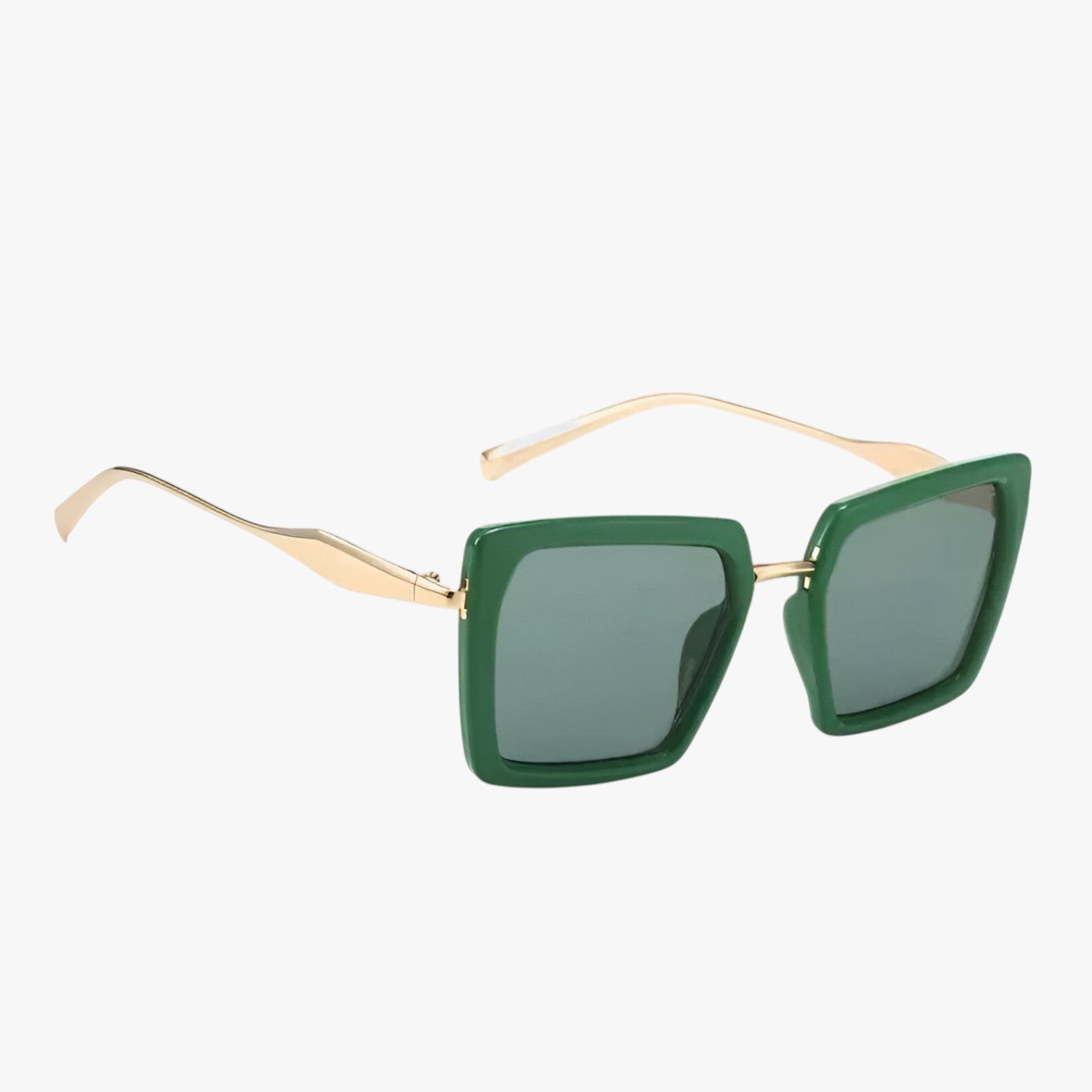 Riley | Occhiali da sole vintage quadrati con lenti verde scuro - - Fashion Sunglasses sun glasses womens sun glasses - Concept Palermo