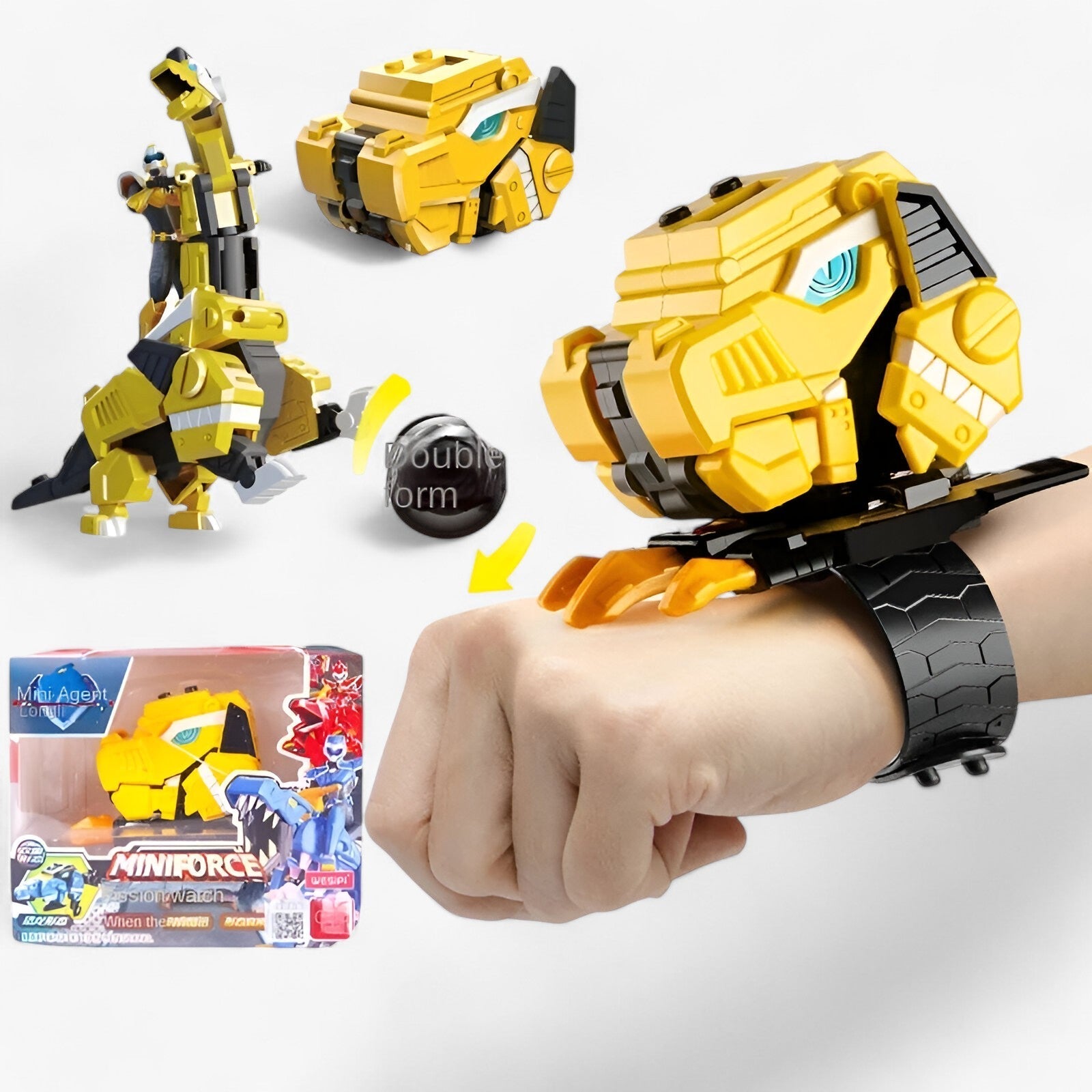 Transformér e Gamba | Mecha Dino Ur - Giallo - Christmas gift gift kids toys toys toys & gifts - Concept Palermo