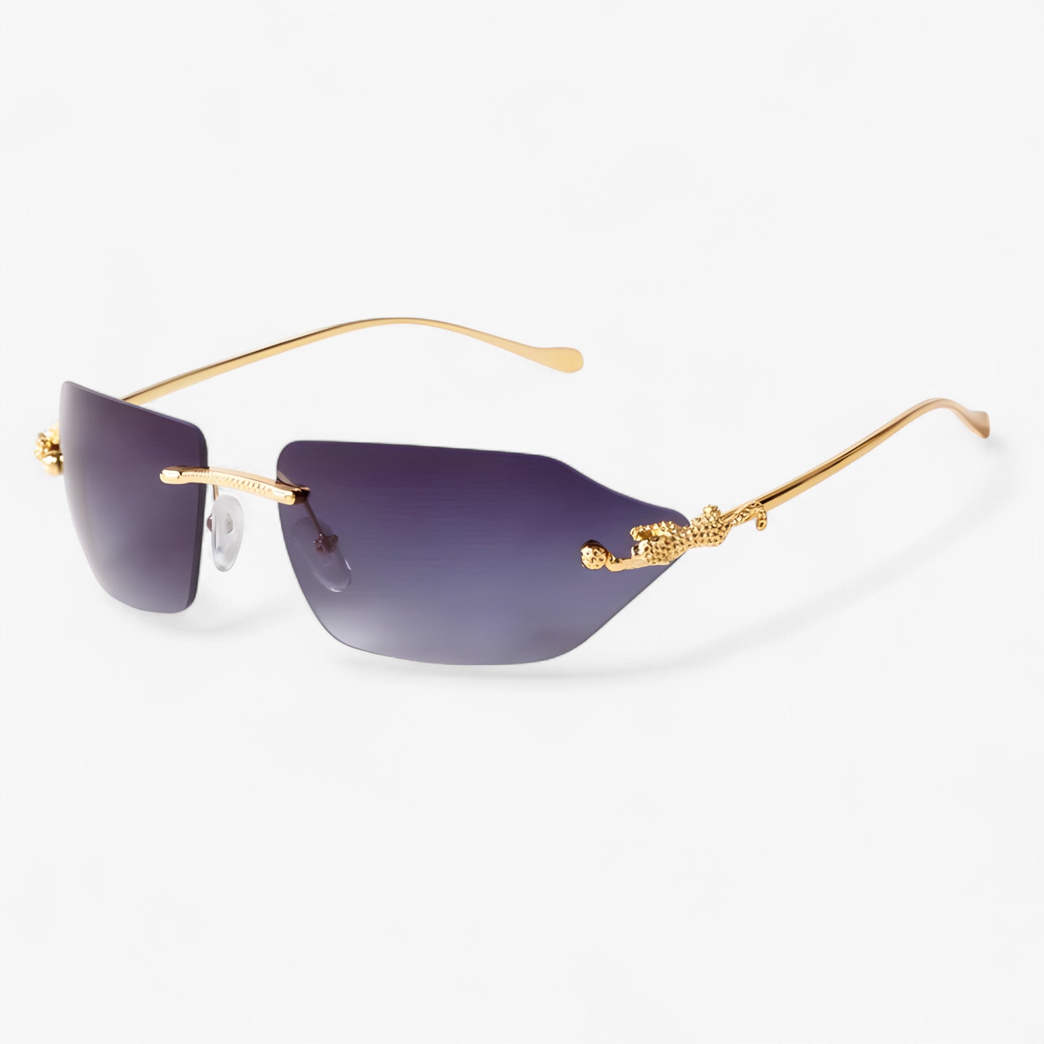 Bruno | Occhiali da sole retrò leopardati senza montatura - C5 come immagine - Fashion Sunglasses men sunglasses polarized mens sunglasses Polarized man sunglasses Sunglasses sunglasses polarized men - Concept Palermo