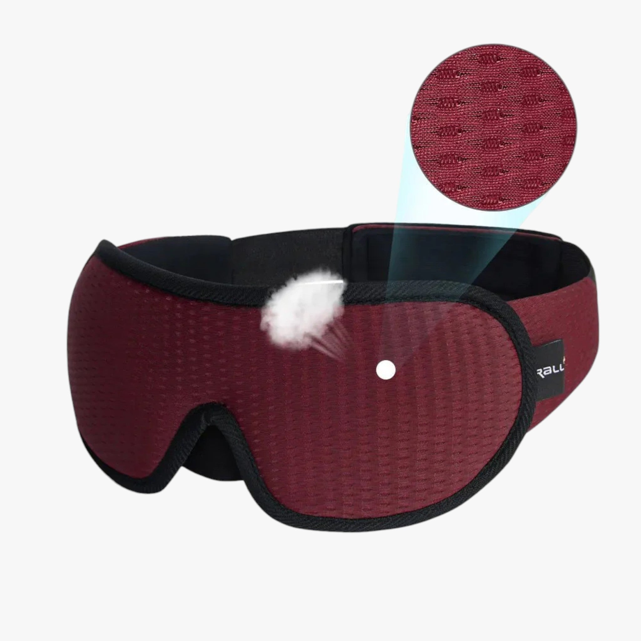 Dreampro | Maschera per gli Occhi UltraComfort 3D: Buio Perfetto - Rosso - Mask men Sleeping Mask spring women - Concept Palermo