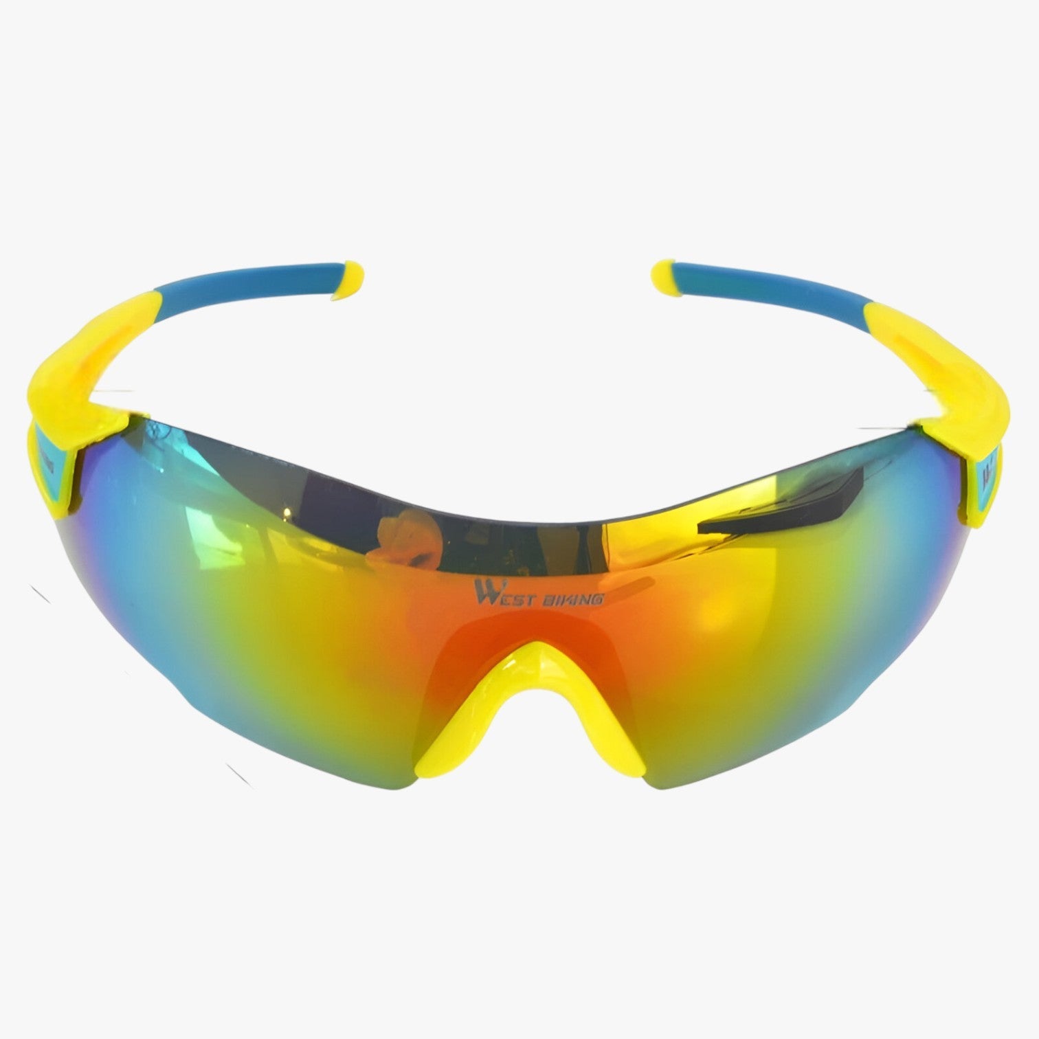 Roderick | Occhiali da ciclismo antivento – visibilità chiara e protezione totale - Giallo Blu - mens sunglasses Polarized man sunglasses Sunglasses sunglasses polarized men - Concept Palermo