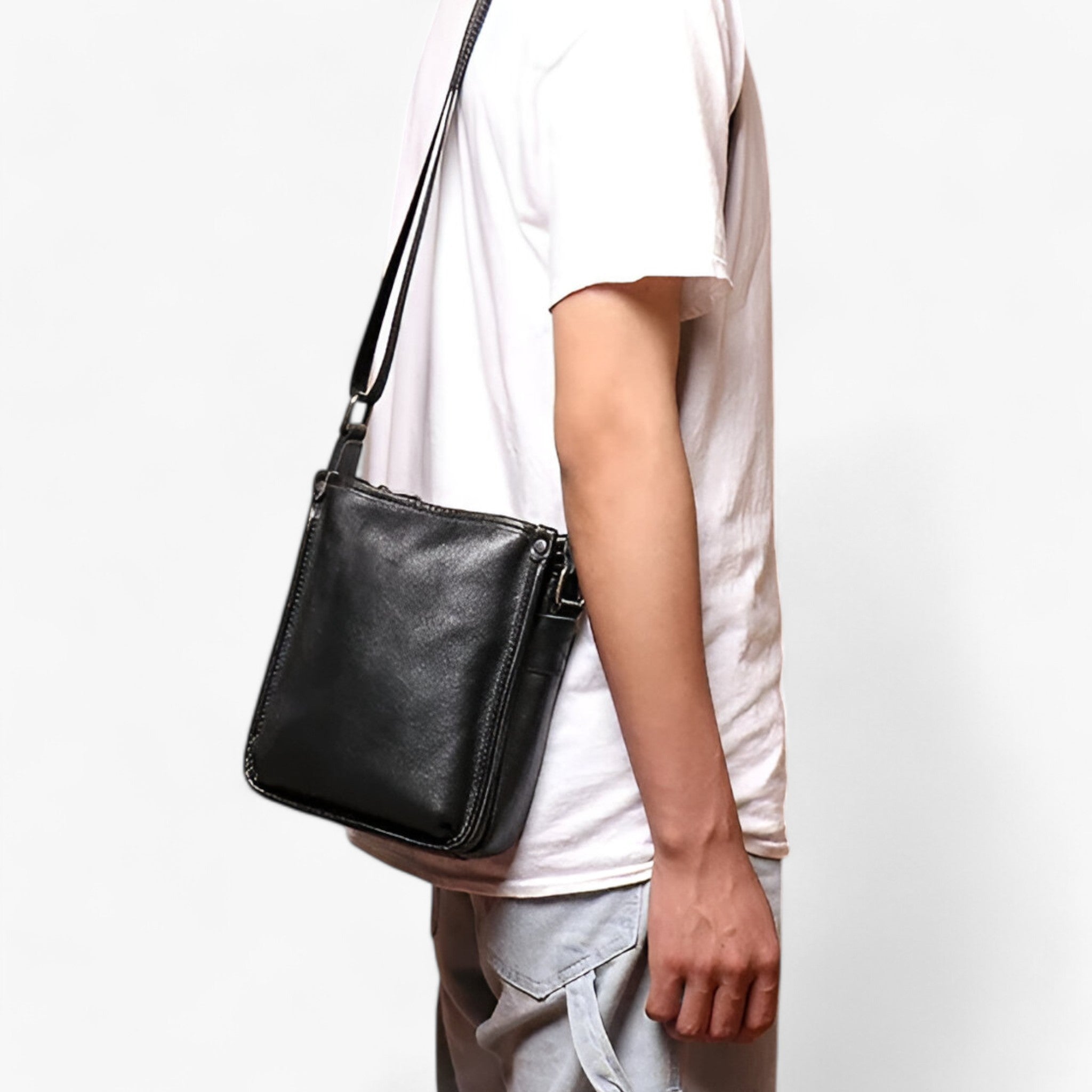 Nathan | Borsa a spalla - Modello in pelle versatile - - - Concept Palermo