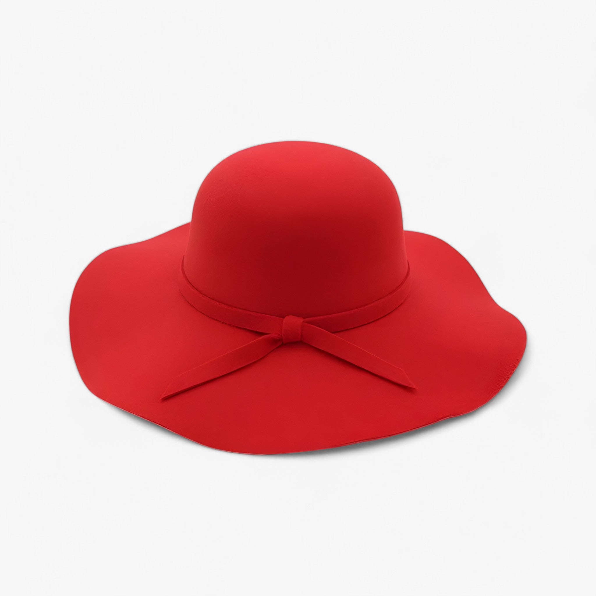 Lola | Fedora | Cappello | Vilt di lana - rosso - - Concept Palermo