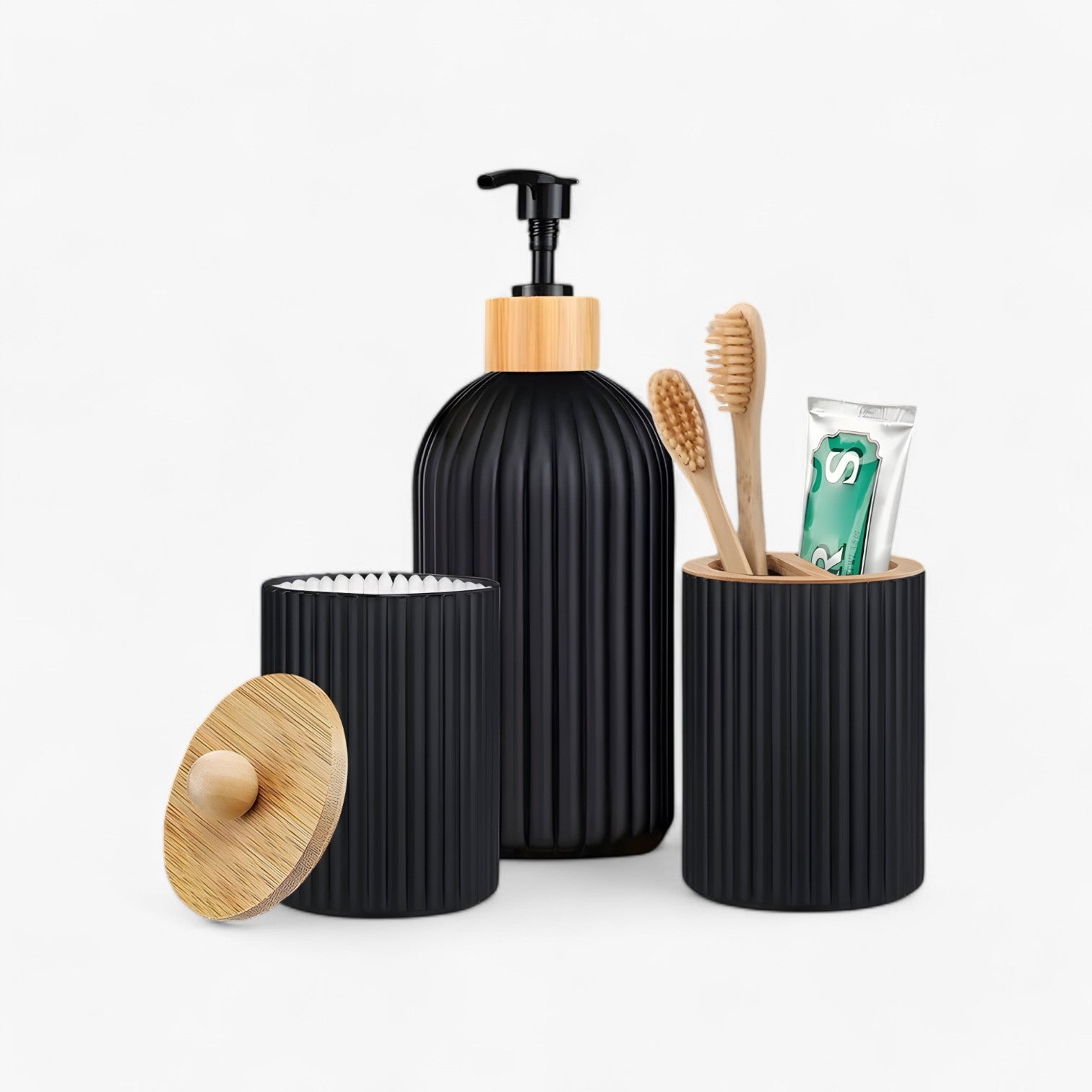 Aurelie | Organizzatore per bagno con dispenser di sapone e spazio di stoccaggio - - bathroom Home - Concept Palermo