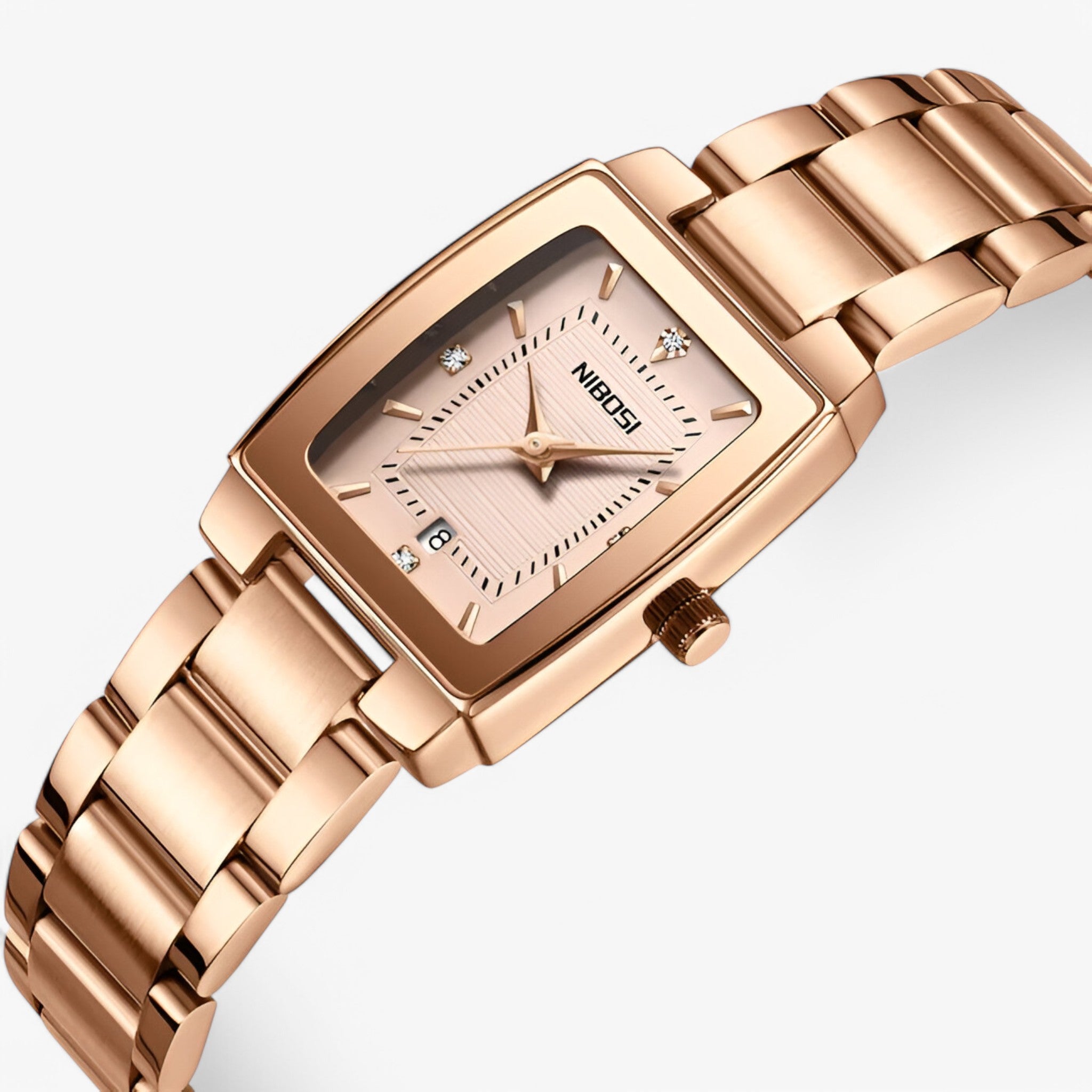 Aurora | Orologio da donna di lusso in acciaio inossidabile - oro rosa - watch for women - Concept Palermo