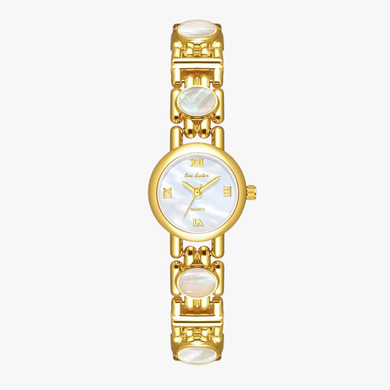 Mira | Elegante orologio da polso in conchiglia di perle - oro bianco Cina - female watch ladies watch watch watch for women watches - Concept Palermo