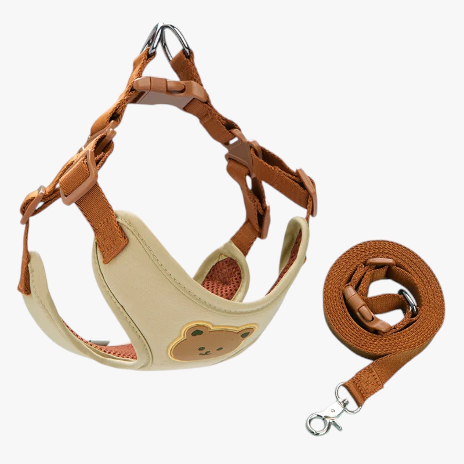 Navy | Pettorina Traspirante con Guinzaglio per Piccoli Animali - Beige CINA - pet petproduct Pets - Concept Palermo