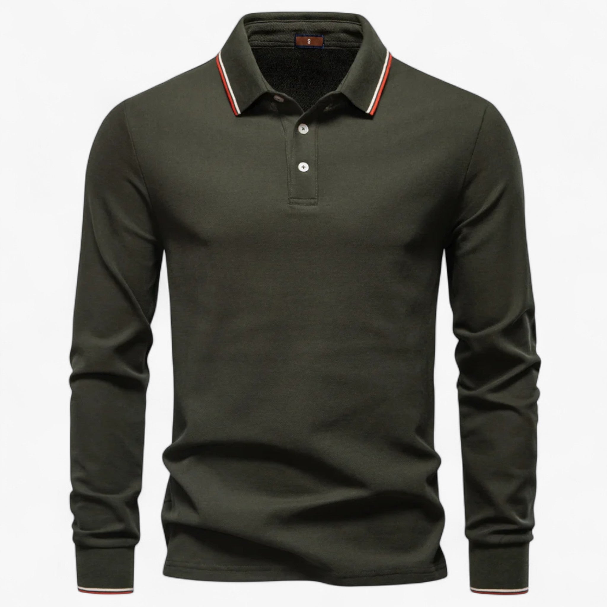 Isidro | Polo da Uomo con Colletto - Khaki - Clothes clothes men Clothing Sweater sweater men sweaters - Concept Palermo