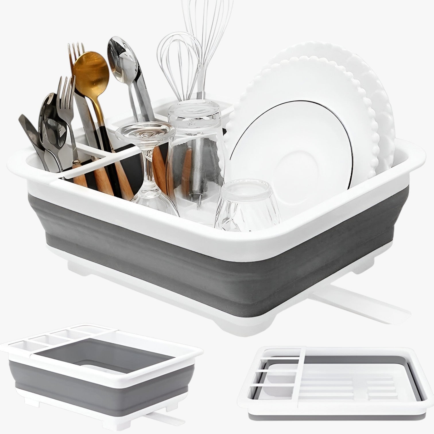 Darian | Compatto e ordinato - Scolapiatti pieghevole salvaspazio - - Kitchen - Concept Palermo