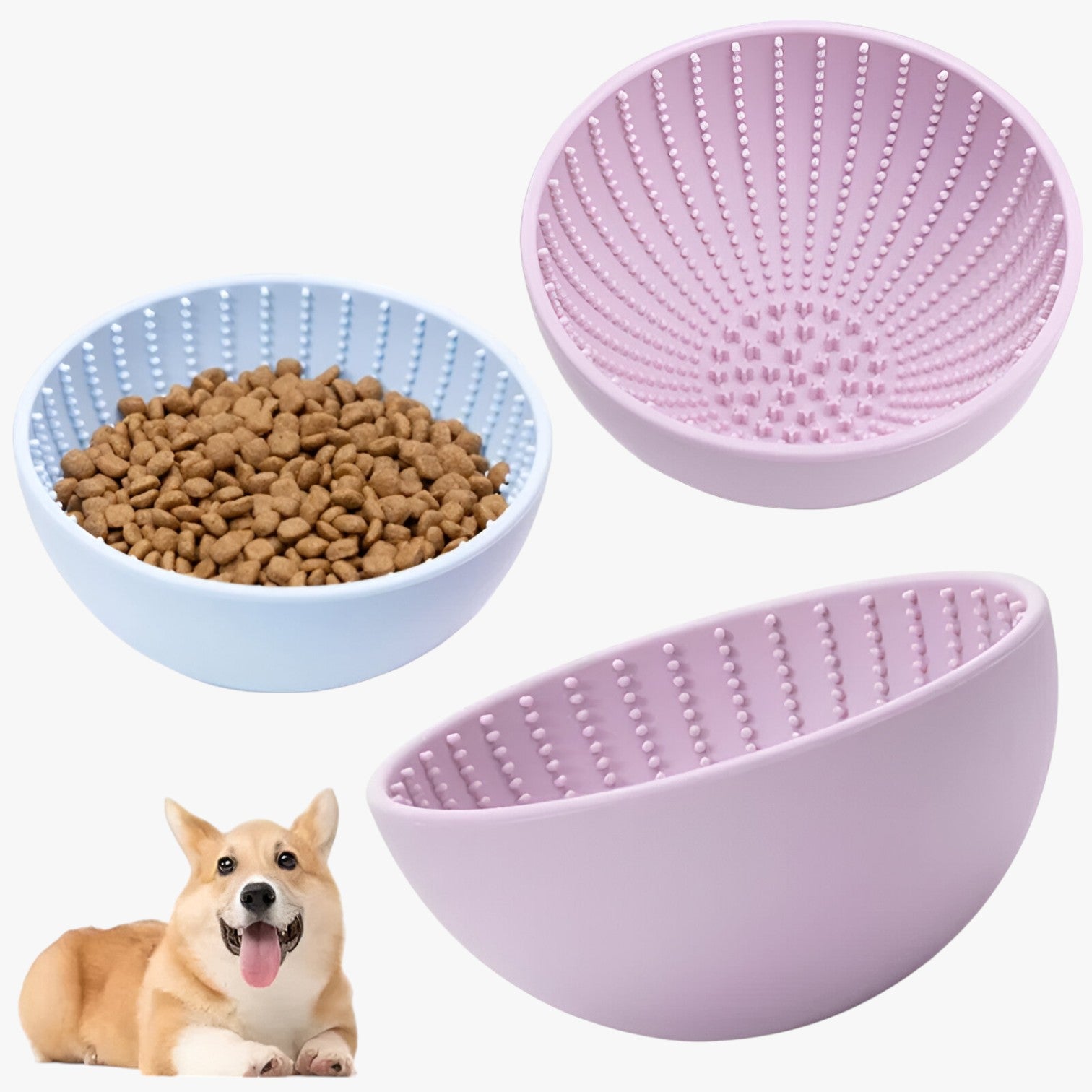 Major | Ciotola lenta in silicone antiscivolo - - pet PET SUPPLIES petproduct Pets - Concept Palermo