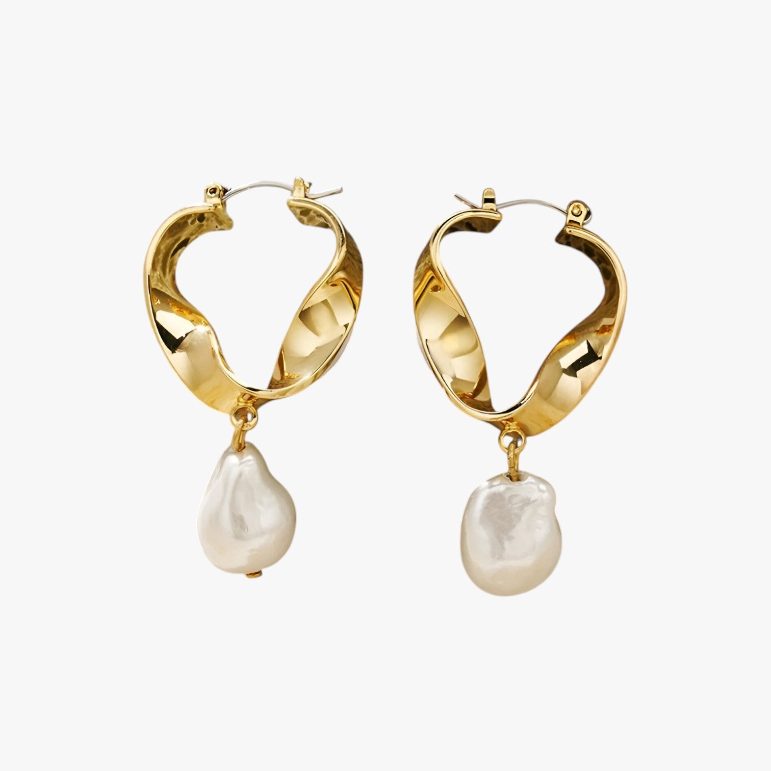 Audrey | Orecchini a perno Torque - Sostenibili e Stilosi in Oro 18k Placcato - - Accessories Jewelry EARRINGS - Concept Palermo