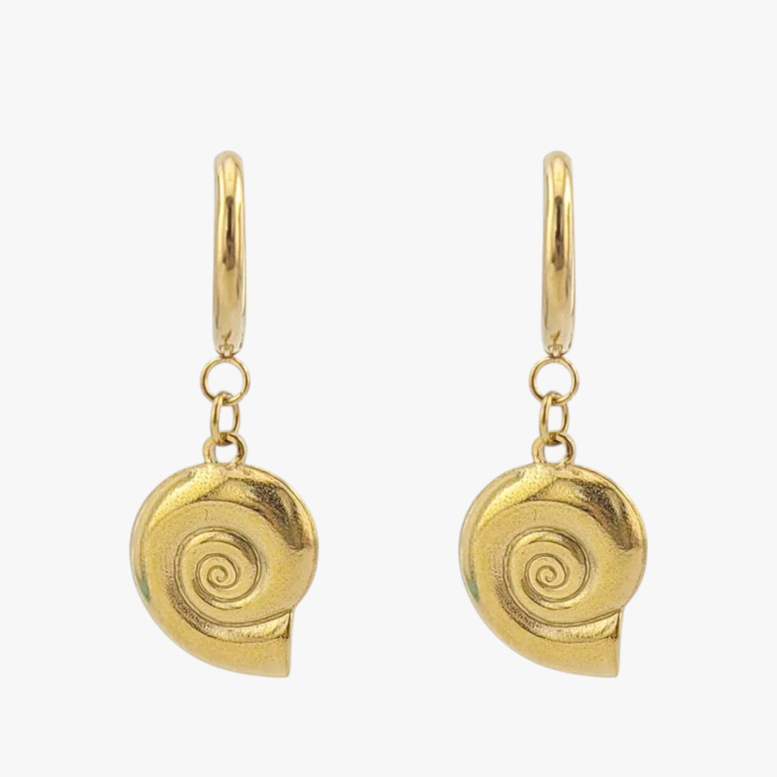 Irene | Orecchini koi estivi in acciaio colorato - Conch 2 - EARRINGS Earrings for Women Girls womens earring - Concept Palermo