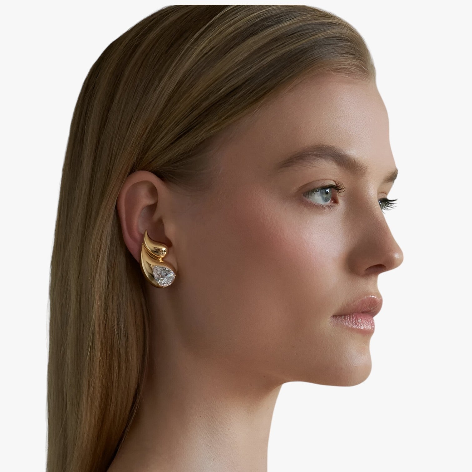 Naomi | Orecchini pendenti dorati leggeri e scintillanti - - EARRINGS Earrings for Women Girls womens earring - Concept Palermo