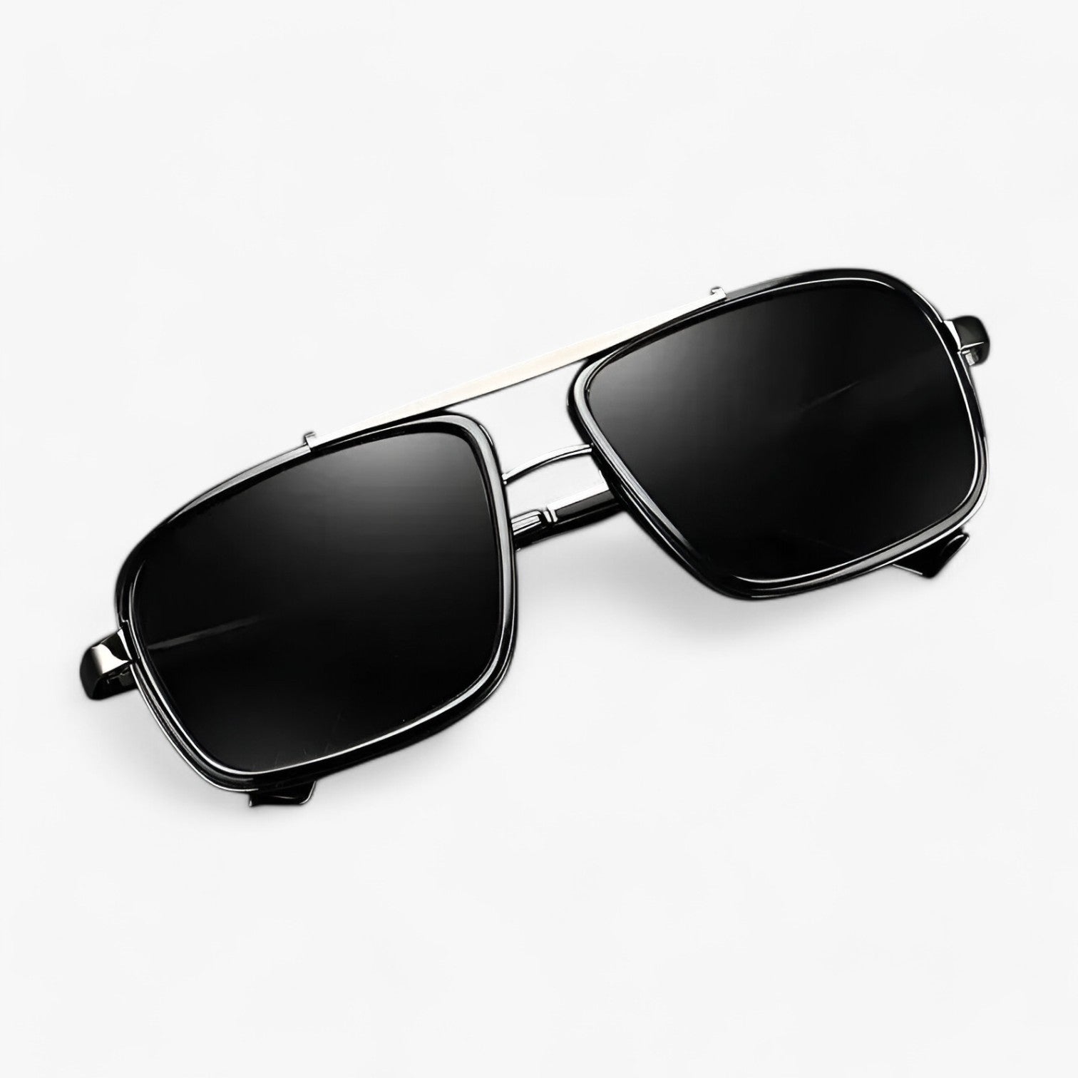 Ezra | Occhiali da pilota quadrati UV400 eleganti per uomini - - mens accessory mens sunglasses Sunglasses - Concept Palermo