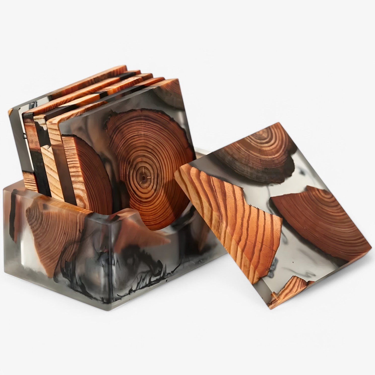 Avery | Houten Hars Onderzetter – Antislip & Hittebestendig - - Kitchen kitchen accessory kitchen tools - Concept Palermo