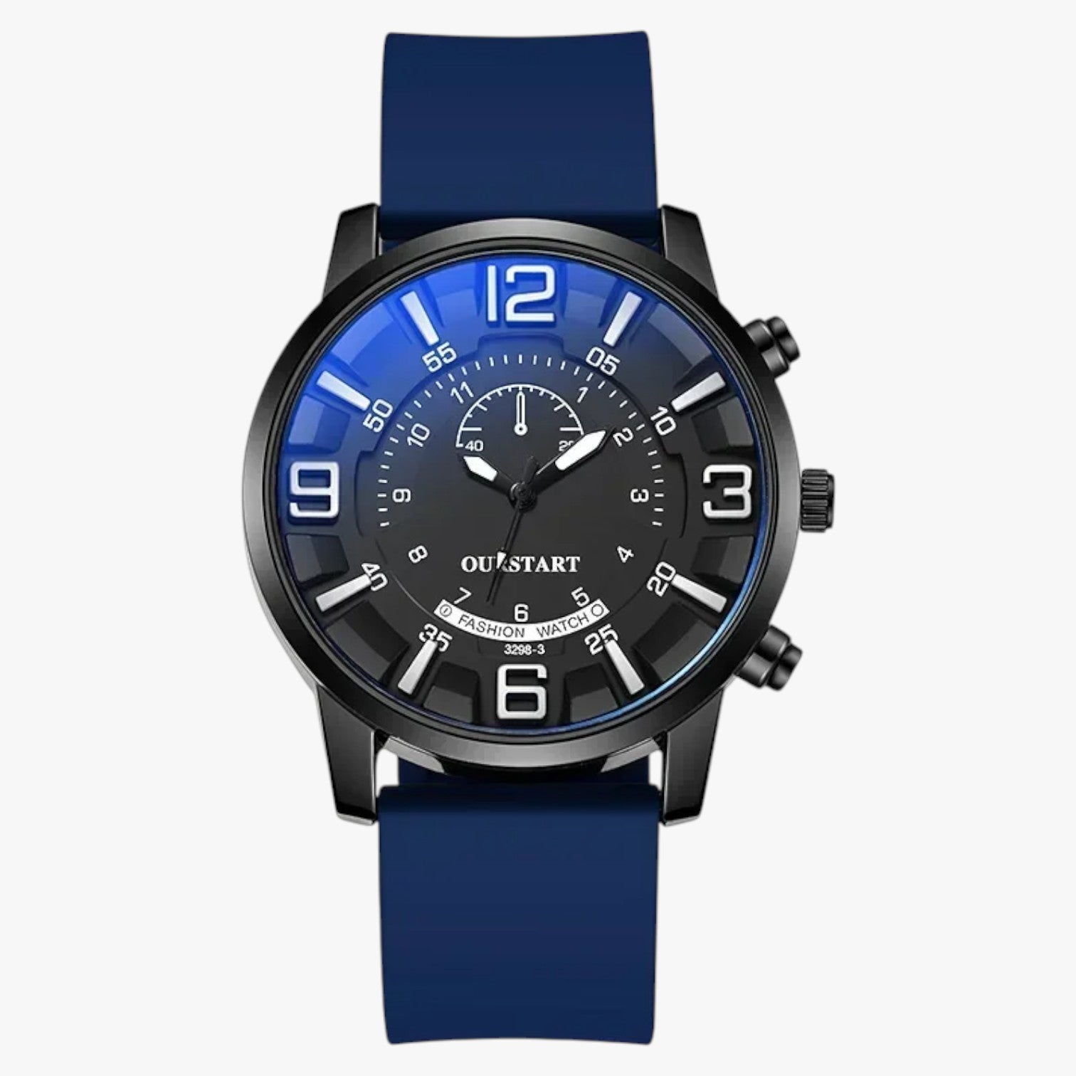 Riley | Orologio Uomo in Silicone Quarzo Preciso, Stile Casual Quotidiano - Blu - watch watch for men WATCHES FOR MEN - Concept Palermo