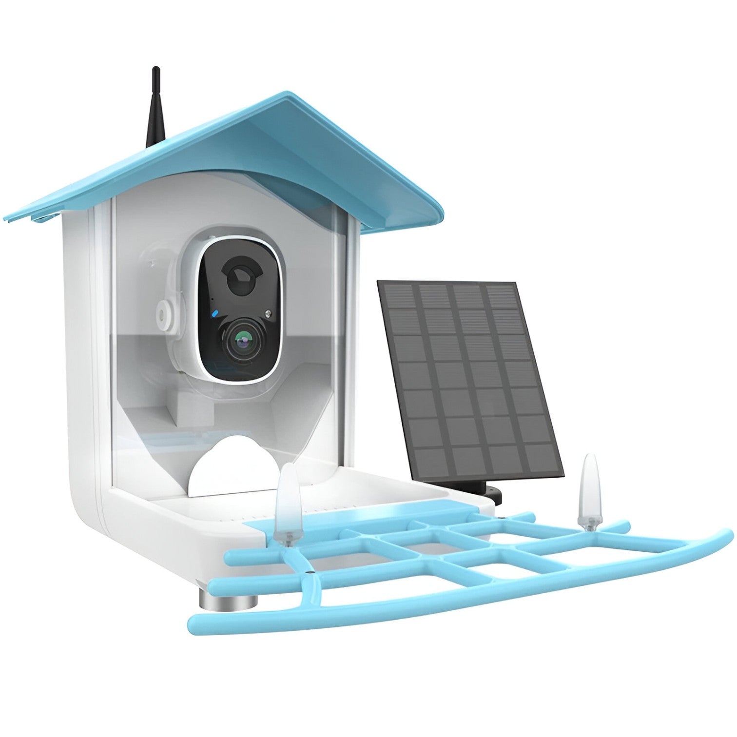 Levin | Sicurezza e Piacere per gli Uccelli – Telecamera solare con mangiatoia per uccelli - - camera gadget - Concept Palermo