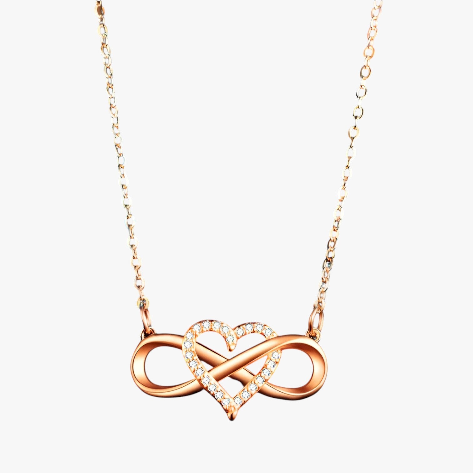 Chana | Elegante collana con ciondolo a forma di cuore - Oro Rosa - elegant womens necklaces necklace NECKLACES Necklaces for Women - Concept Palermo