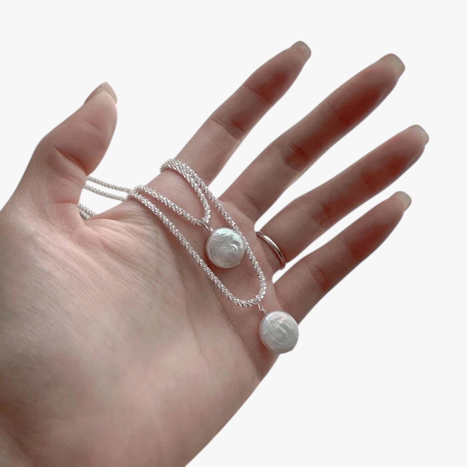 Evelynn | Collana Choker con Perla in Argento 925 - - elegant womens necklaces Fashion Necklaces necklace NECKLACES Necklaces for Women - Concept Palermo
