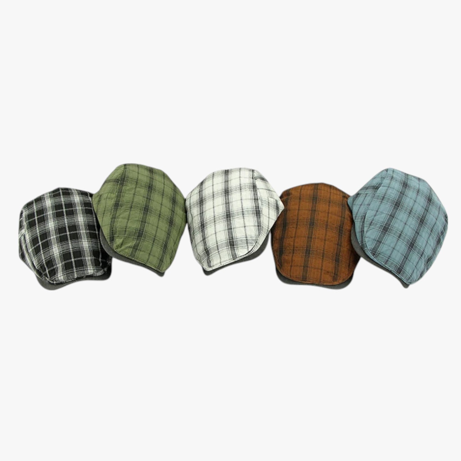 Sevyn | Berretto Tartan Retro in Cotone - - caps mens cap - Concept Palermo