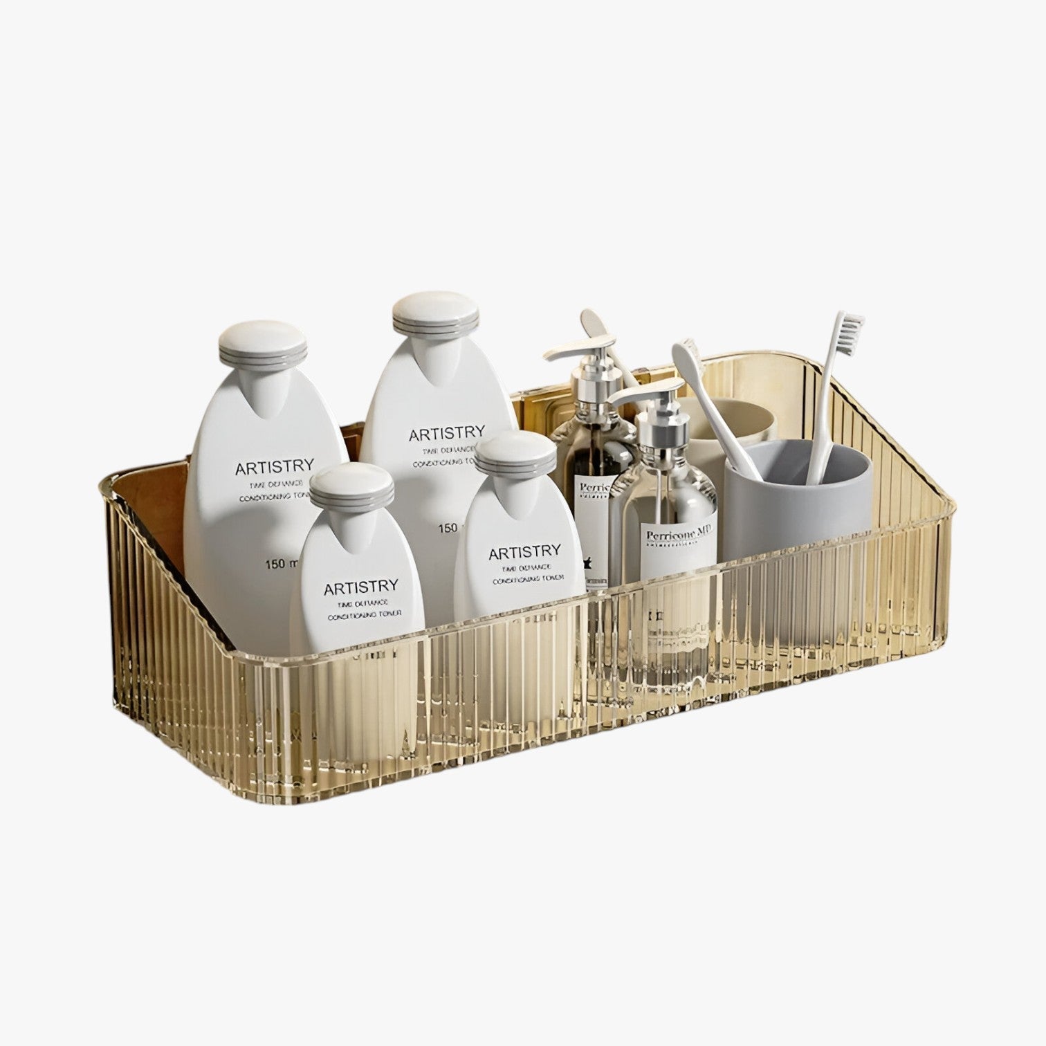 Aileen | Contenitore angolare salvaspazio – resistente senza forare - - bathroom - Concept Palermo