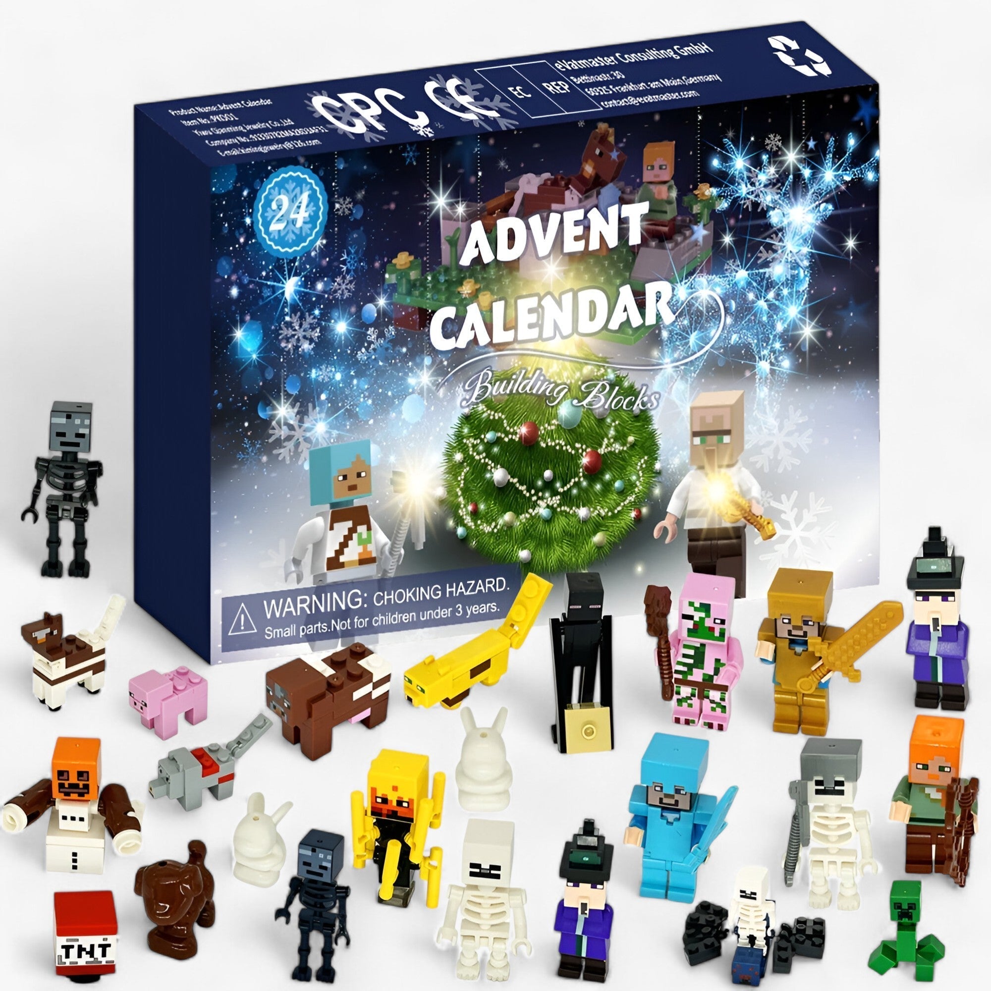 Bouwplezier | Calendario dell'Avvento Jule 2024 - - Christmas gift kids toys toys toys & gifts - Concept Palermo