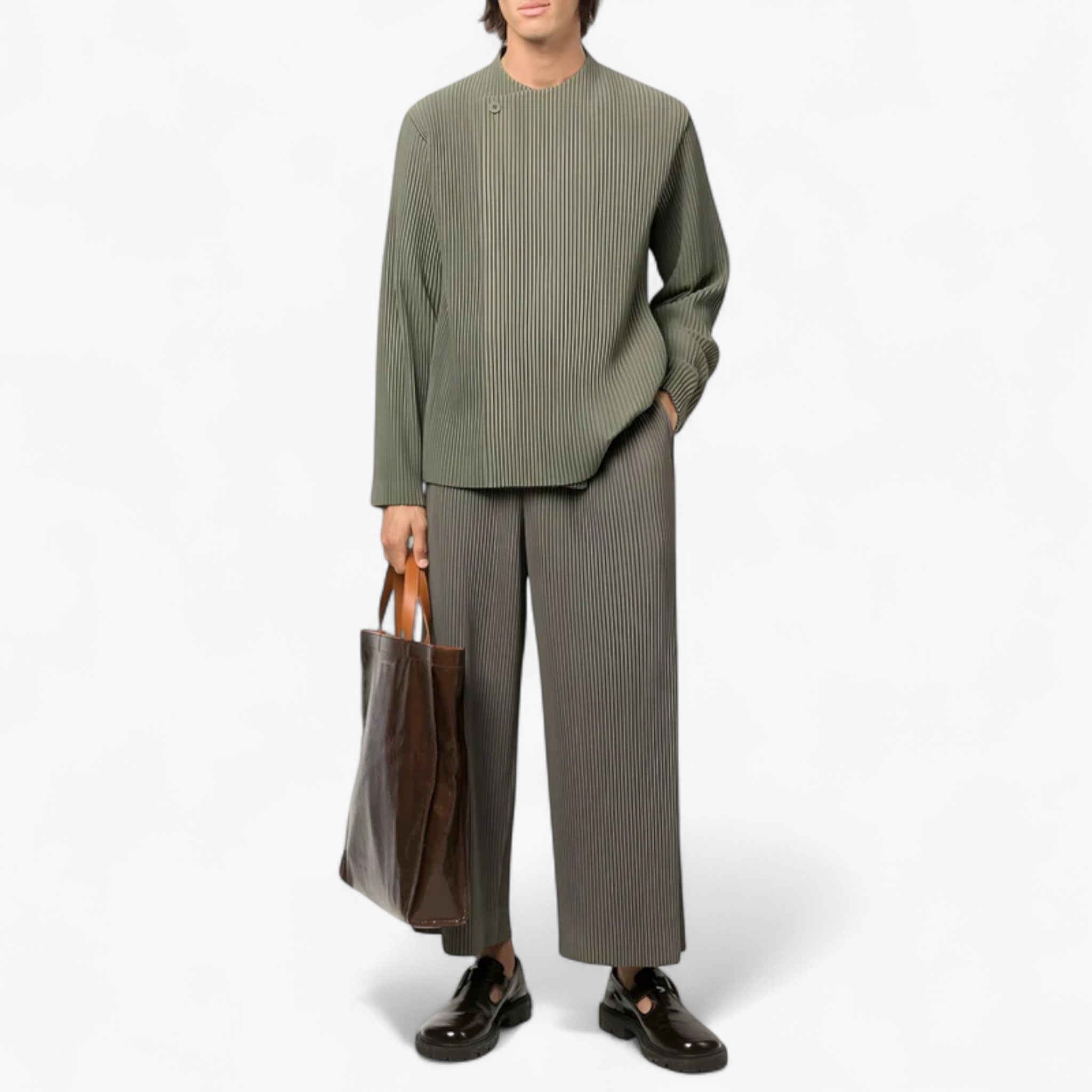 Yake | Giacca plissettata - - men's top - Concept Palermo