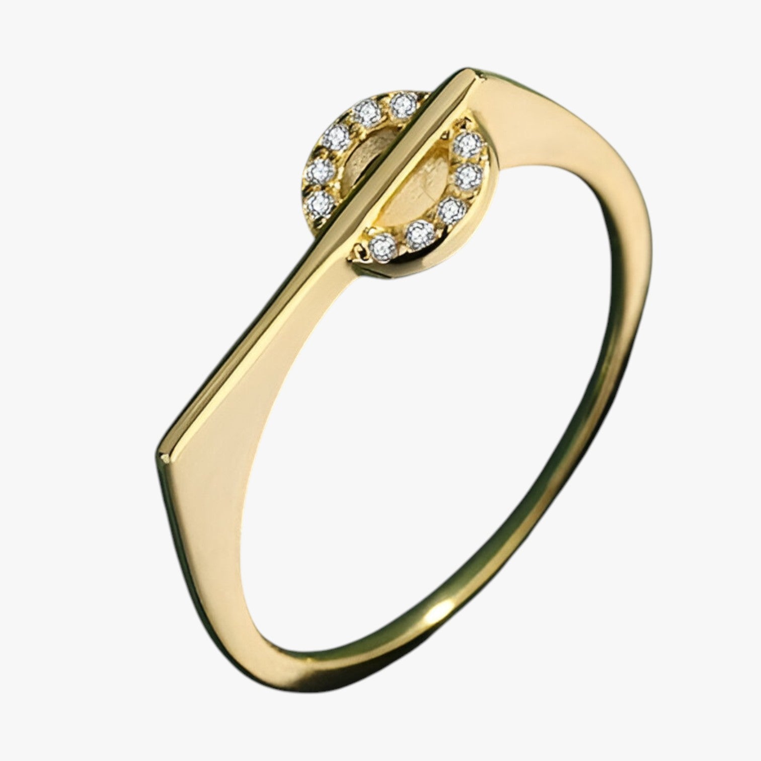 Giselle | Anelli di Coppia Creativi in Argento e Oro con Diamanti - - Ring Rings women ring womens ring - Concept Palermo