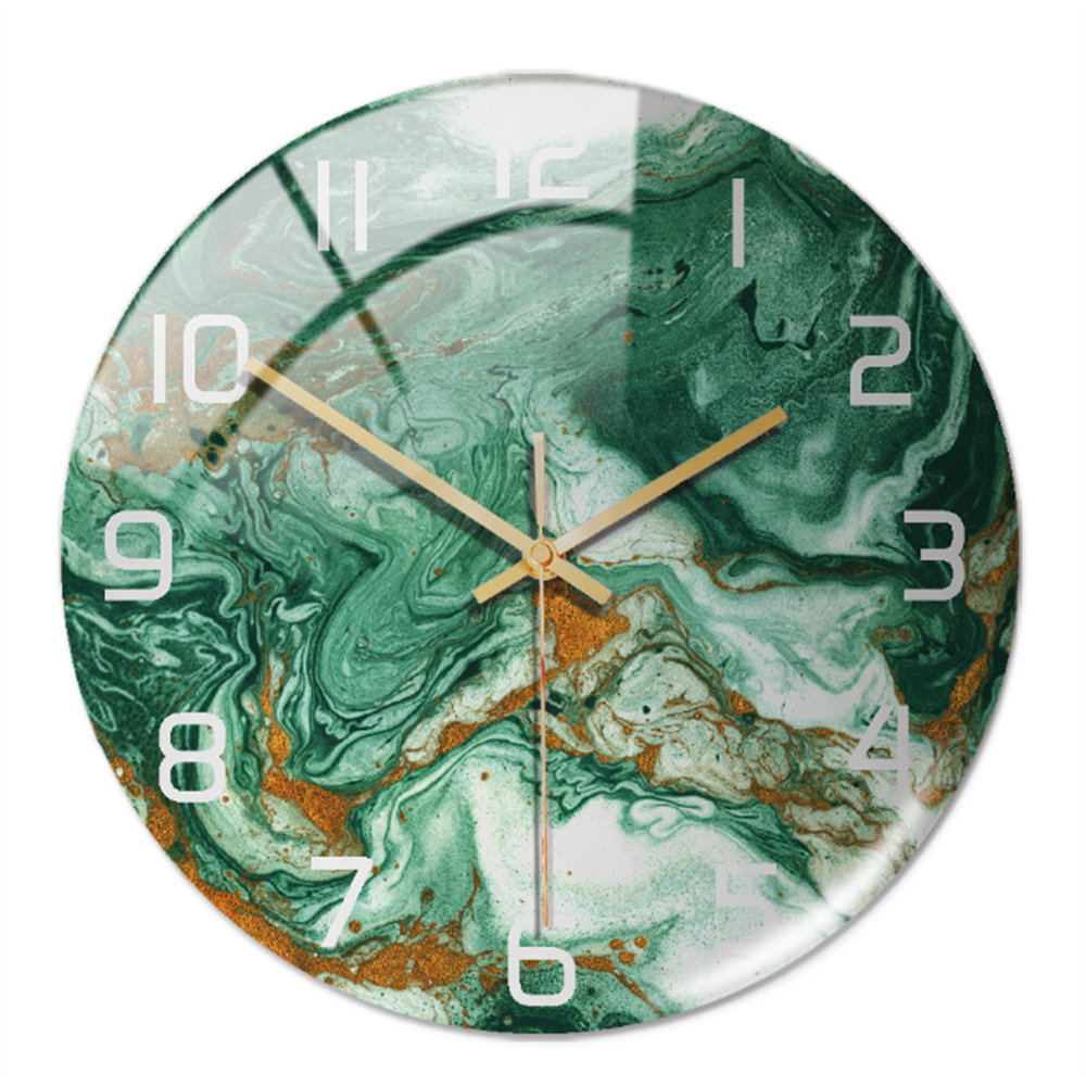 Orologio in marmo senza tempo - Verde - clocks - Concept Palermo
