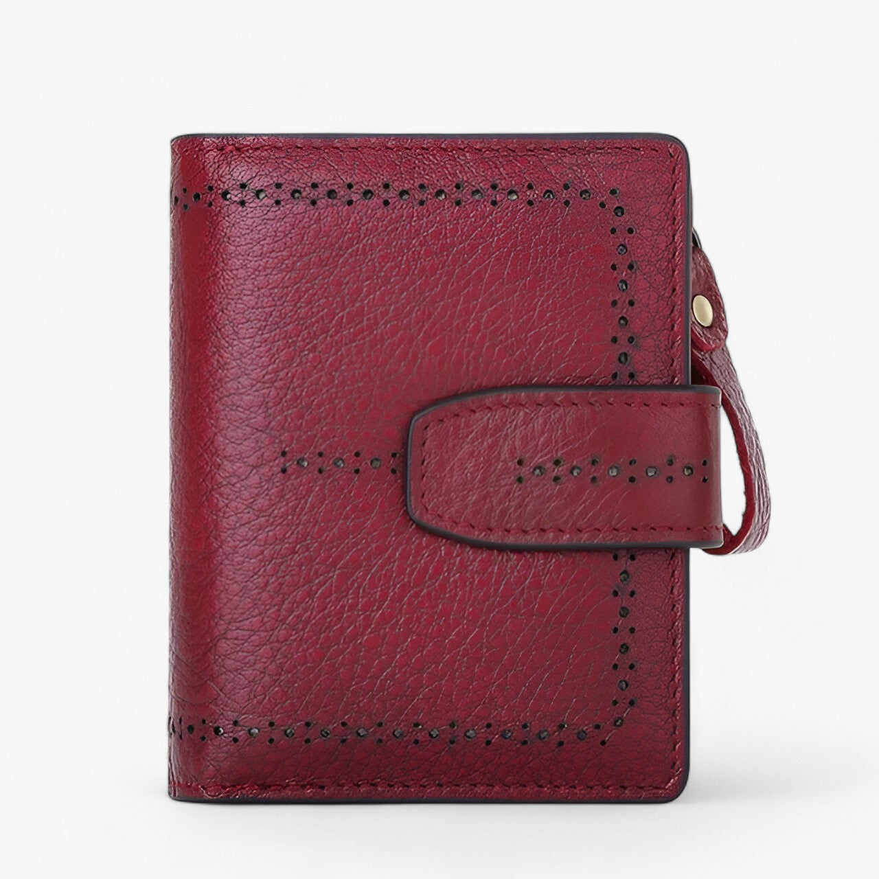 Rose | Portafoglio Donna Compatto RFID - Sicurezza e Stile a Portata di Mano - Borgogna - wallet womens wallet - Concept Palermo