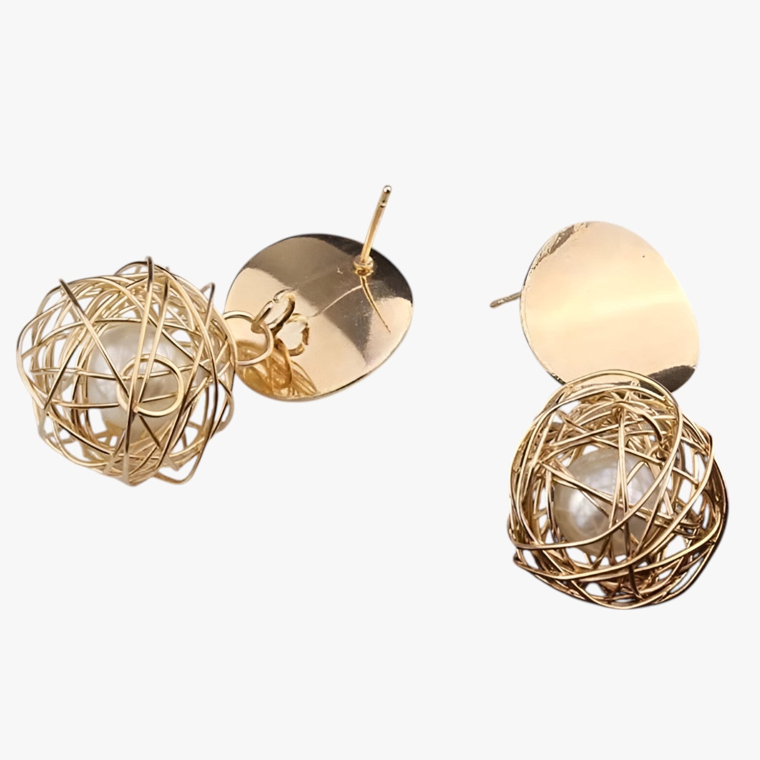 Genalyn | Orecchini a sfera in oro - con un tocco vintage - - EARRINGS New Fashion Earrings womens earring - Concept Palermo