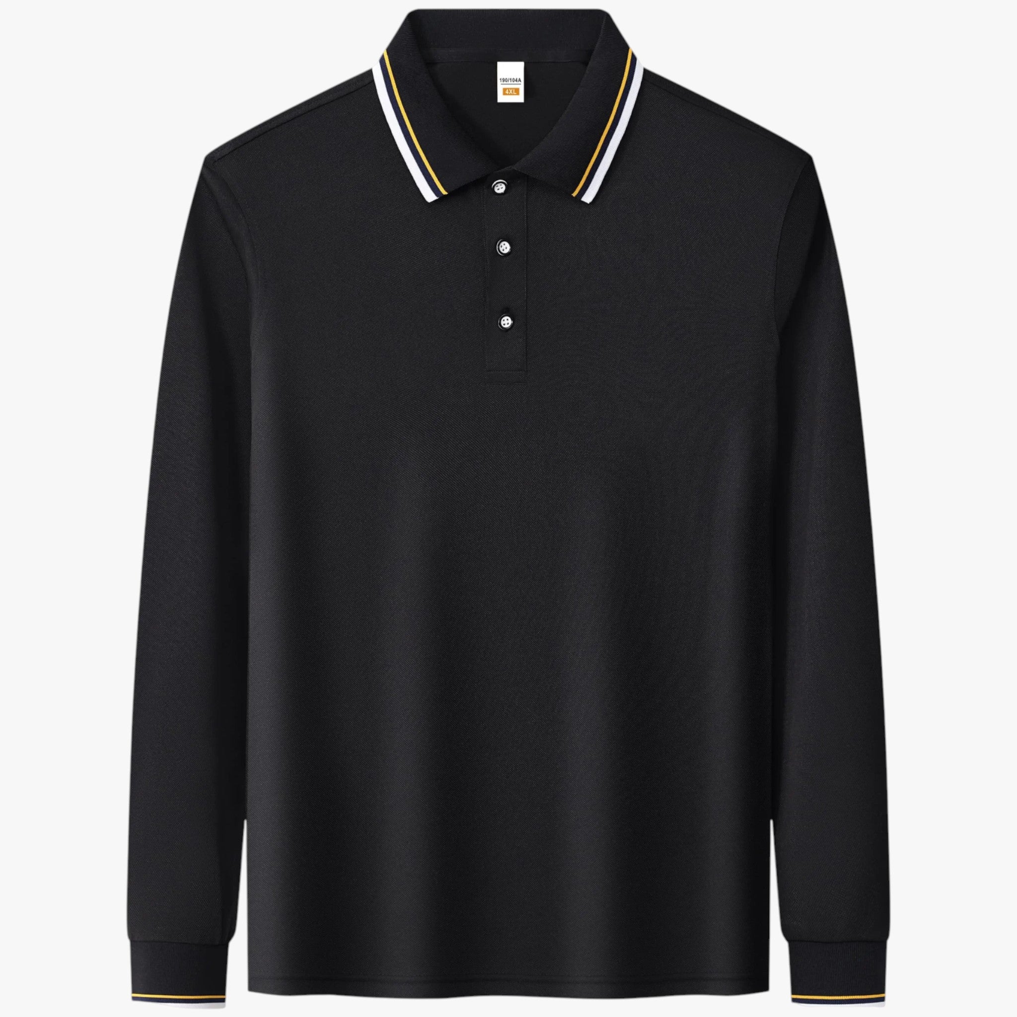 Ralph | Maglietta Polo da Uomo a Maniche Lunghe - Nero - - Concept Palermo