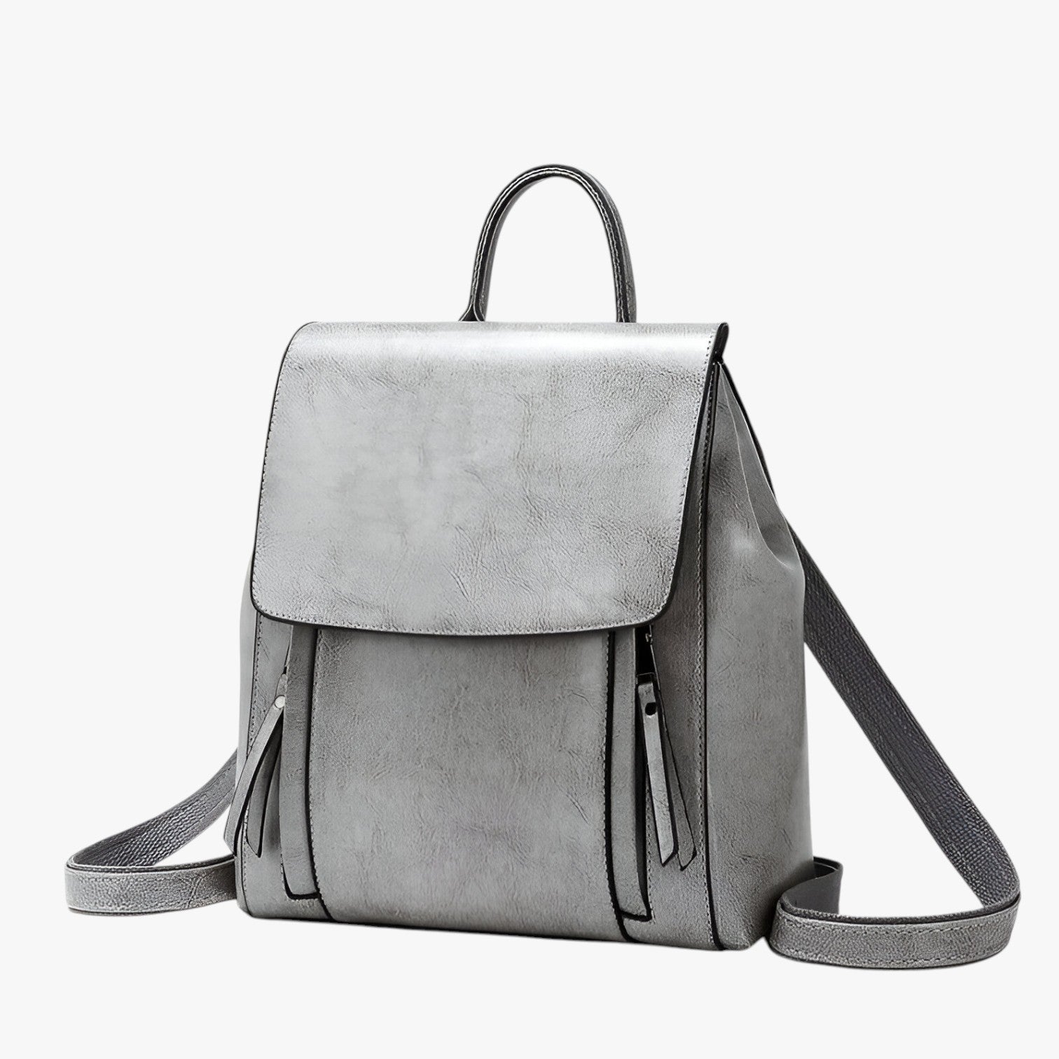 Rylee | Zaino in Pelle Elegante per Scuola e Lavoro - Grigio 31*28*9cm - Bags women bags Women's handbags - Concept Palermo
