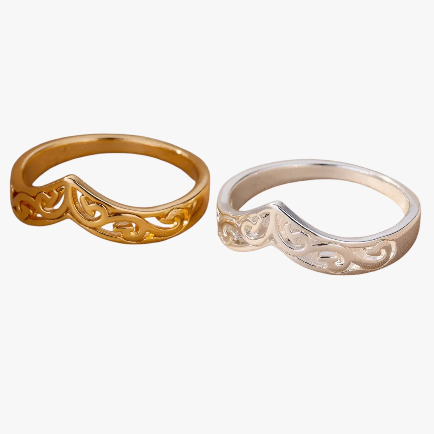 Brianna | Elegante anello d'oro – Lucentezza stilosa per ogni occasione - - Rings womens ring - Concept Palermo