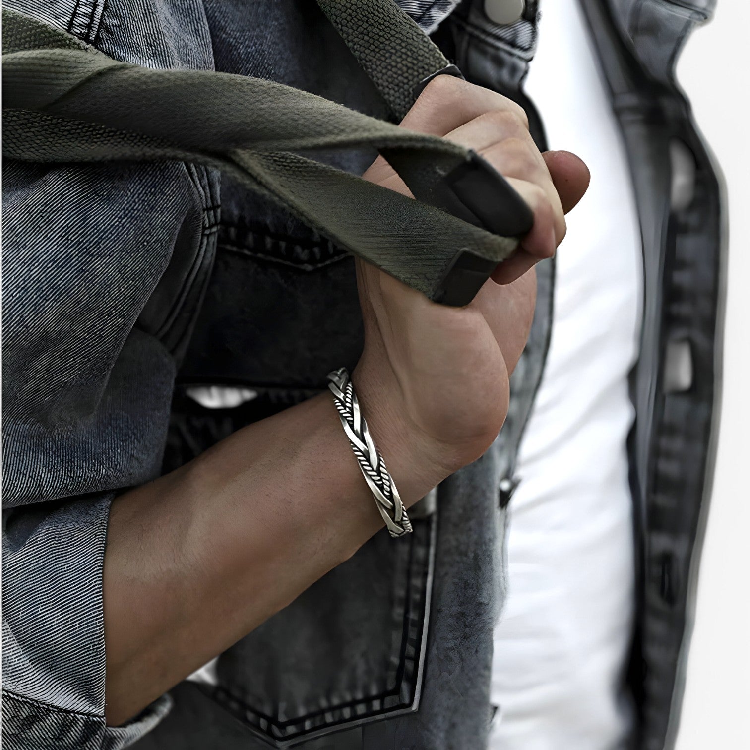 Leandro | Bracciale in argento sterling 925 – cool, senza tempo e fatto a mano - - BRACELET mens bracelet - Concept Palermo