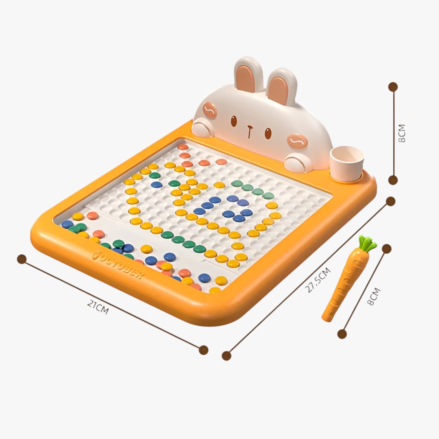 Boone | Lavagna magnetica con coniglietto per bambini - Coniglio Grande 27CM - kids toys toys toys & gifts toys for kids - Concept Palermo
