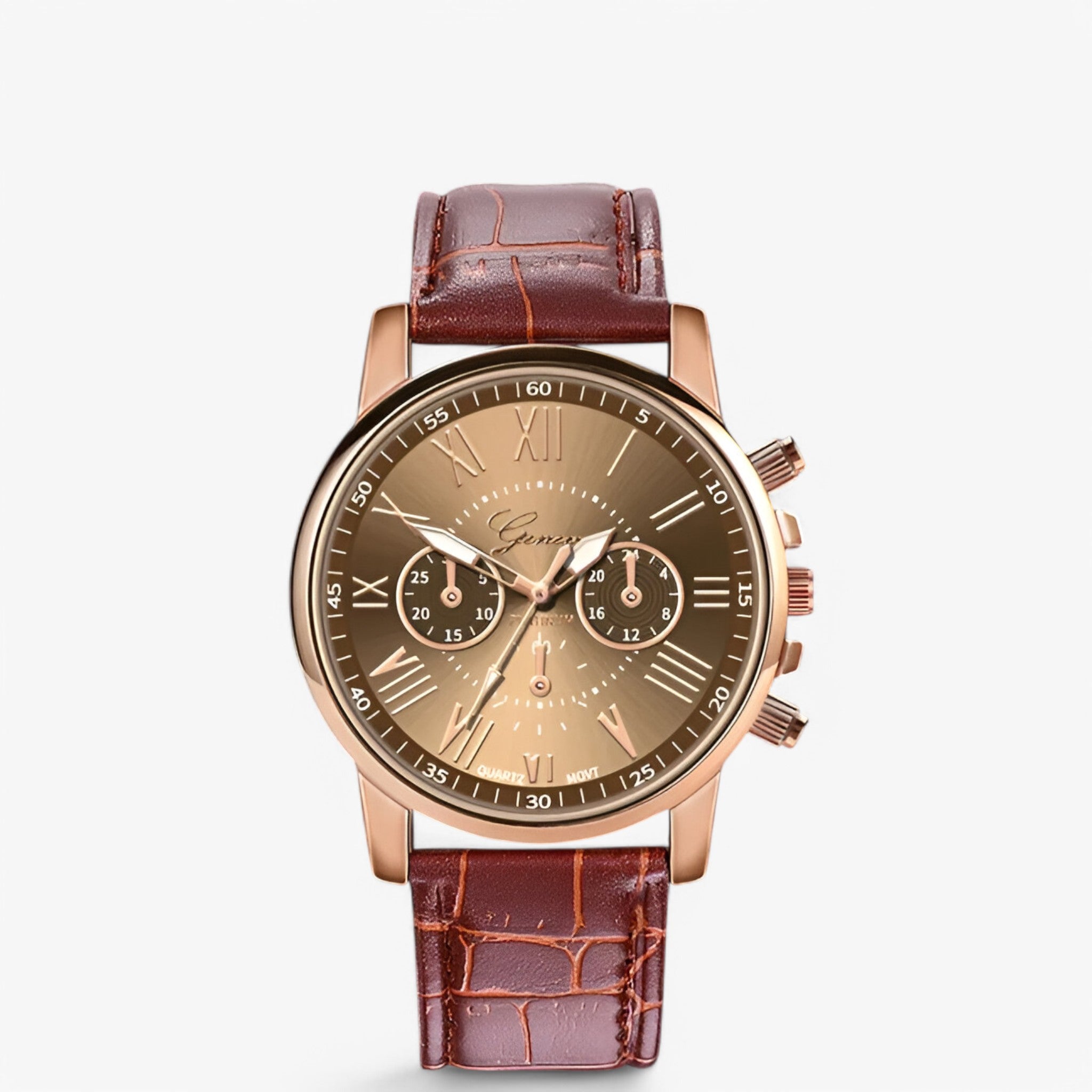 Lia | Elegante orologio da polso in pelle - Rossa - female watch watch for women - Concept Palermo