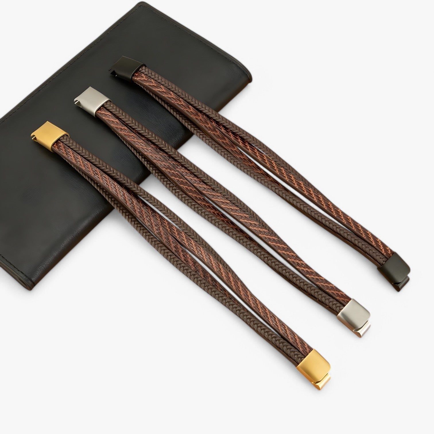 Olivier | Bracciale da Uomo Elegante – Multistrato & Magnetico - - BRACELETS mens accessory mens bracelet - Concept Palermo