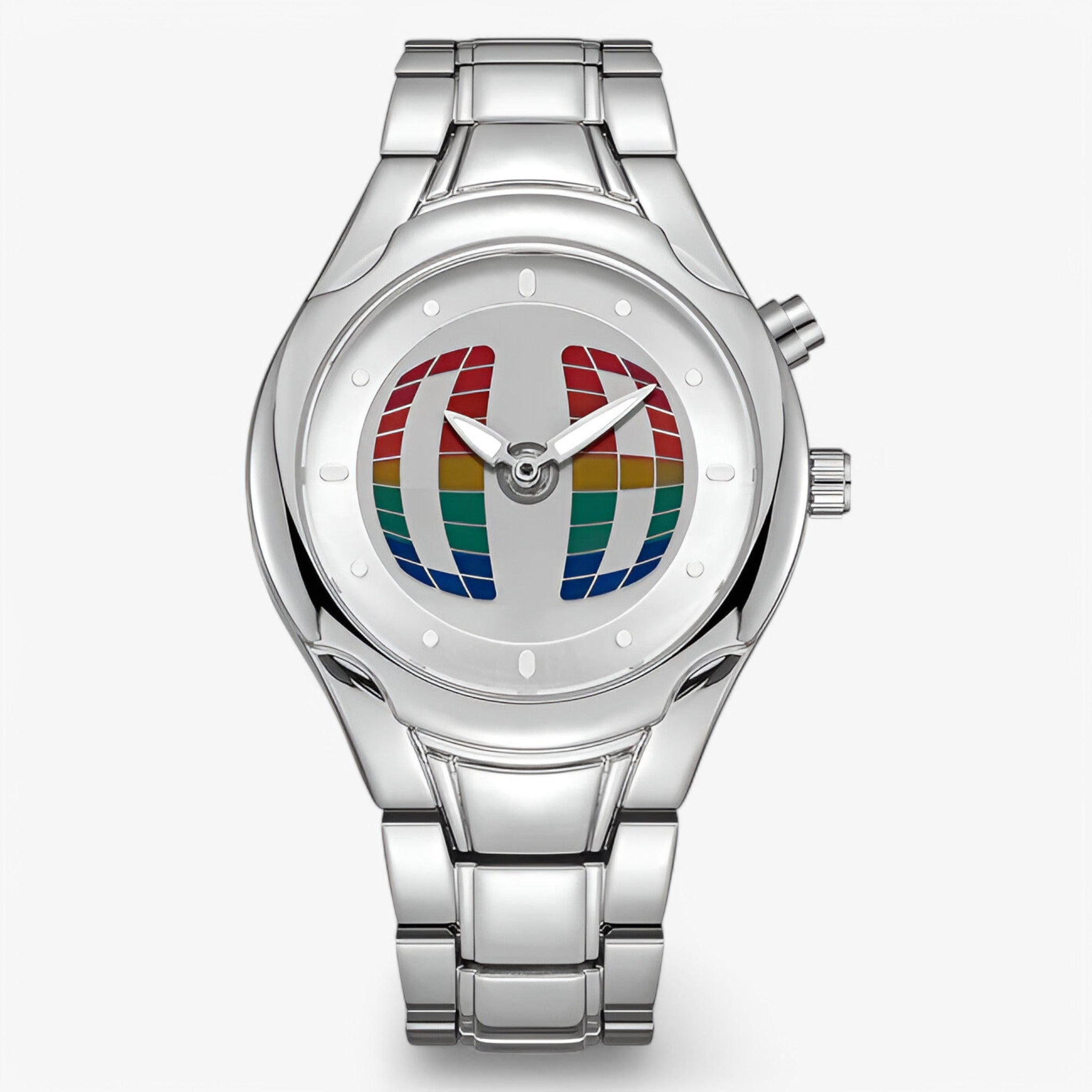 Armand | Orologio Retrò in Acciaio Inossidabile - Arcobaleno - - Concept Palermo