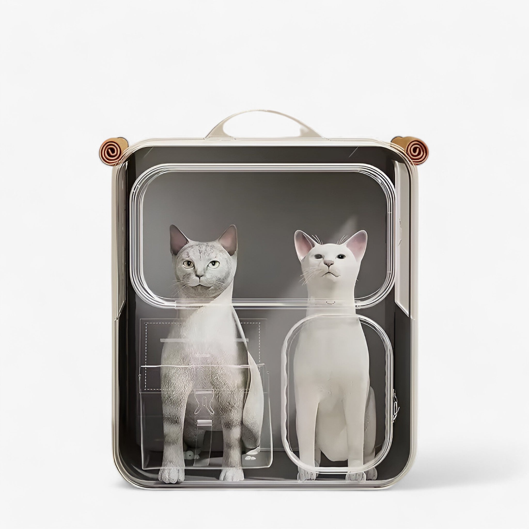 Luna | Zaino per gatti con ruote e funzione removibile - - - Concept Palermo