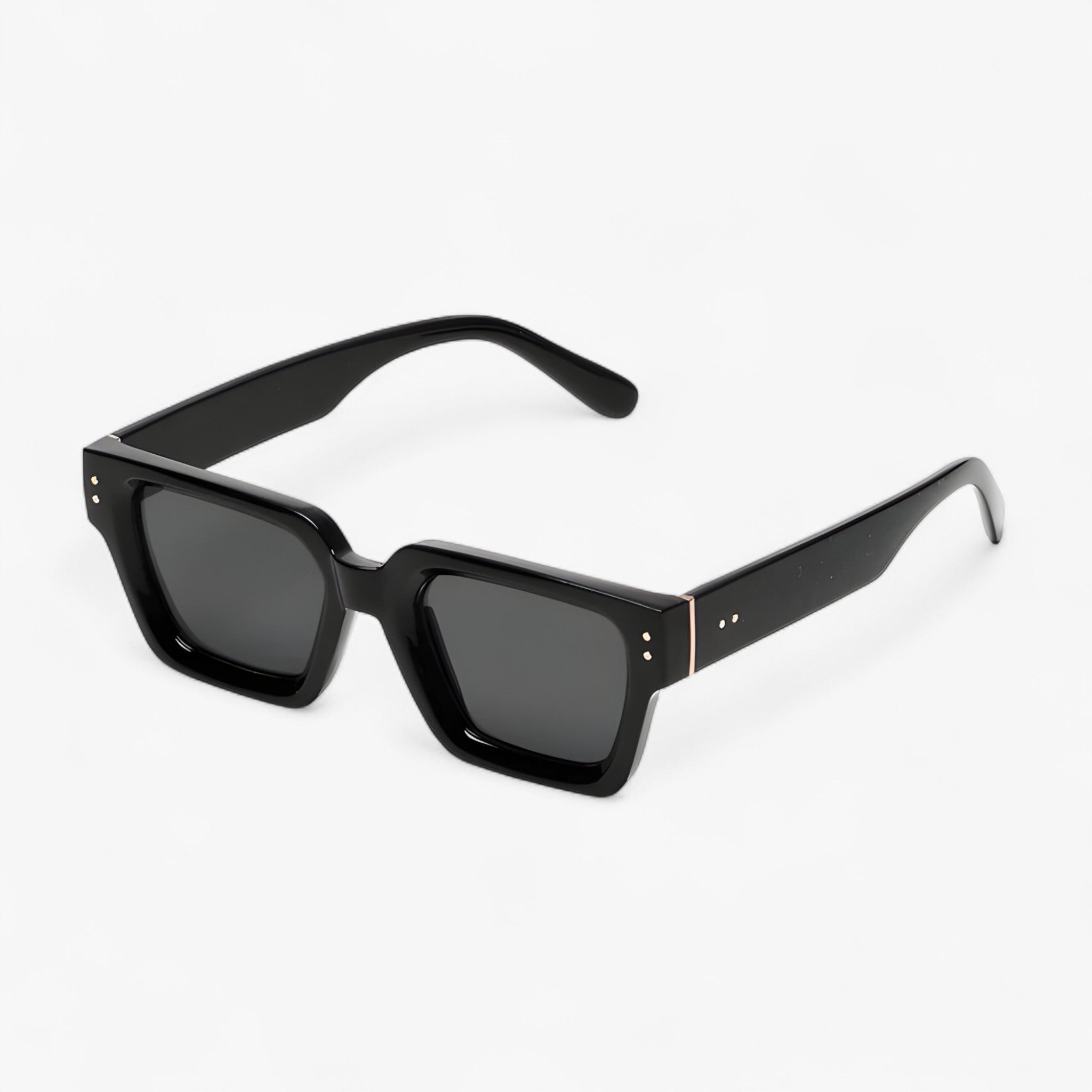 Alaric | Occhiali da sole neri quadrati di lusso unisex firmati - 1-Marmo nero - men sunglasses polarized mens sunglasses Polarized man sunglasses Sunglasses sunglasses polarized men - Concept Palermo