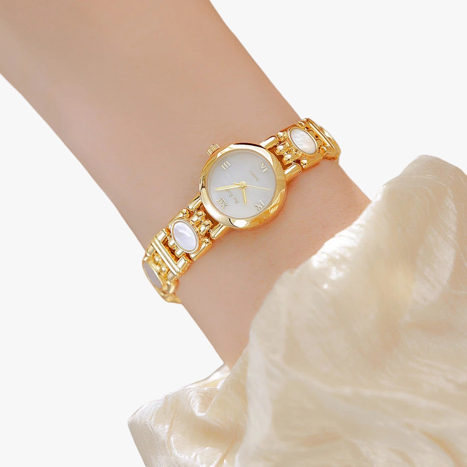 Mira | Elegante orologio da polso in conchiglia di perle - - female watch ladies watch watch watch for women watches - Concept Palermo