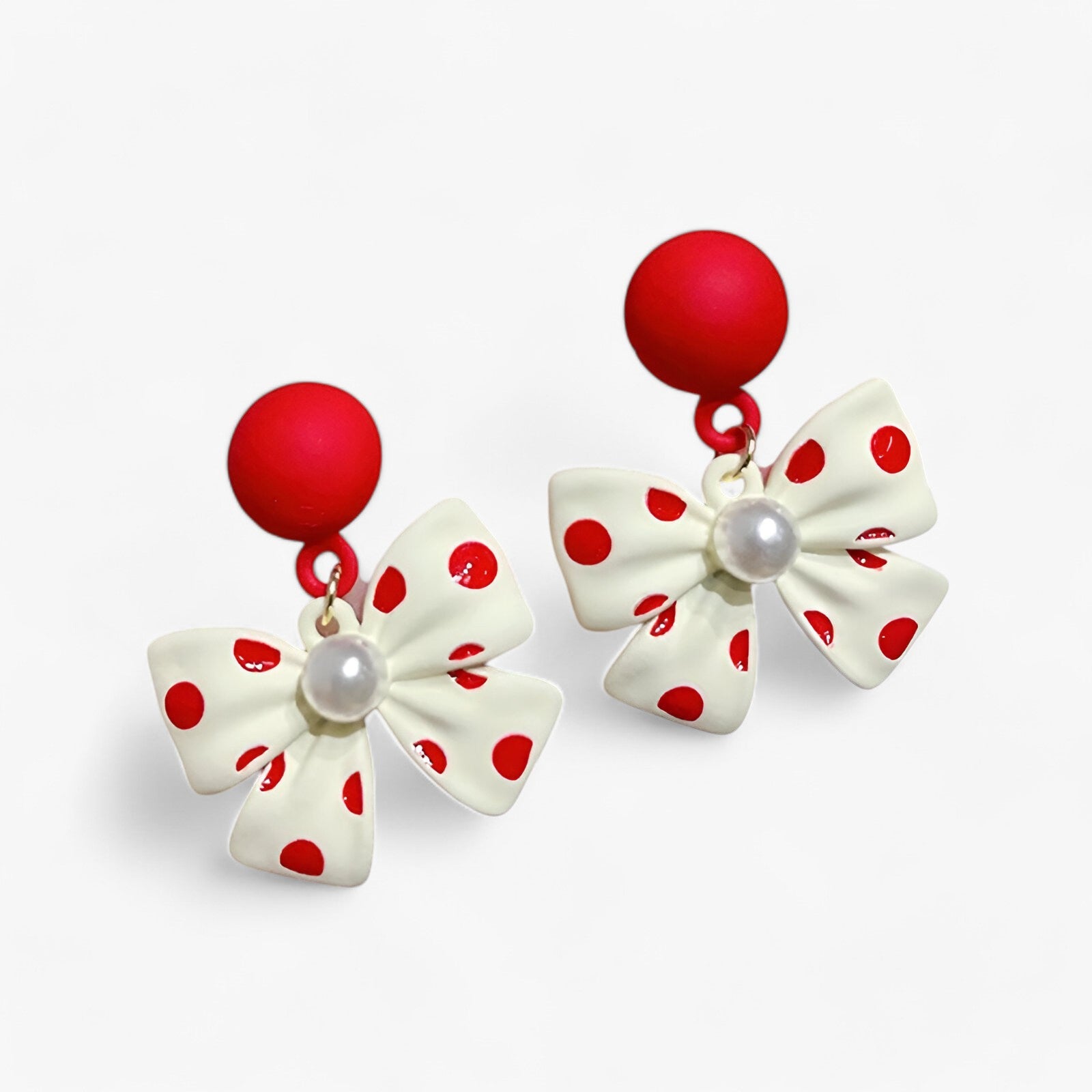 Joice | Orecchini rossi floreali chic per matrimoni e feste - - EARRINGS Earrings for Women Girls New Fashion Earrings - Concept Palermo