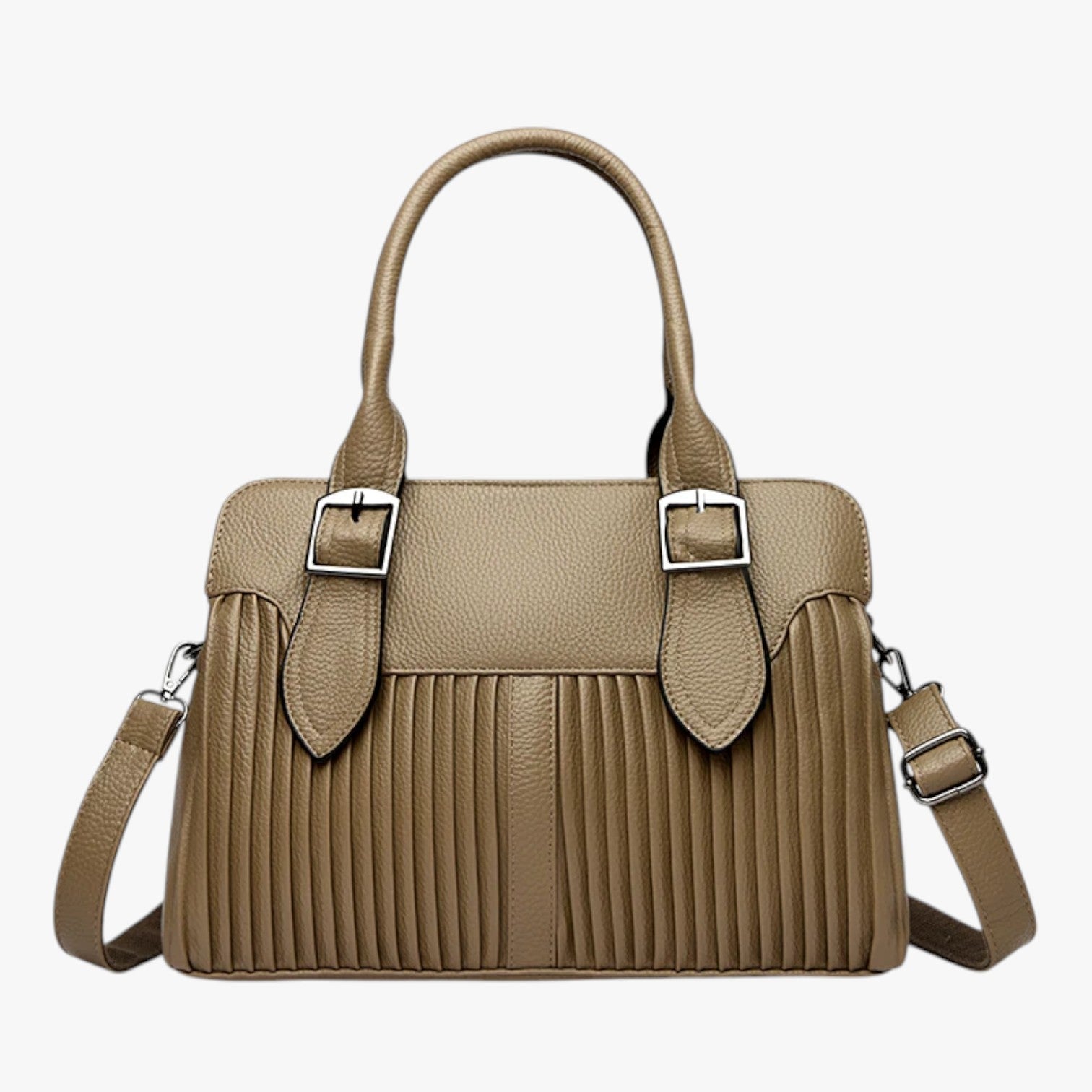Janelle | Zaino in morbida pelle PU - Khaki - bag Bags handbags women bags Women's handbags - Concept Palermo