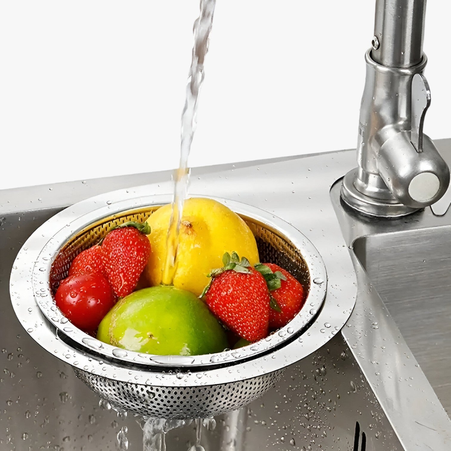 Celia | Cesto scolapiatti a forma di cigno in acciaio inox - - Kitchen kitchen tools kitchen utensil - Concept Palermo