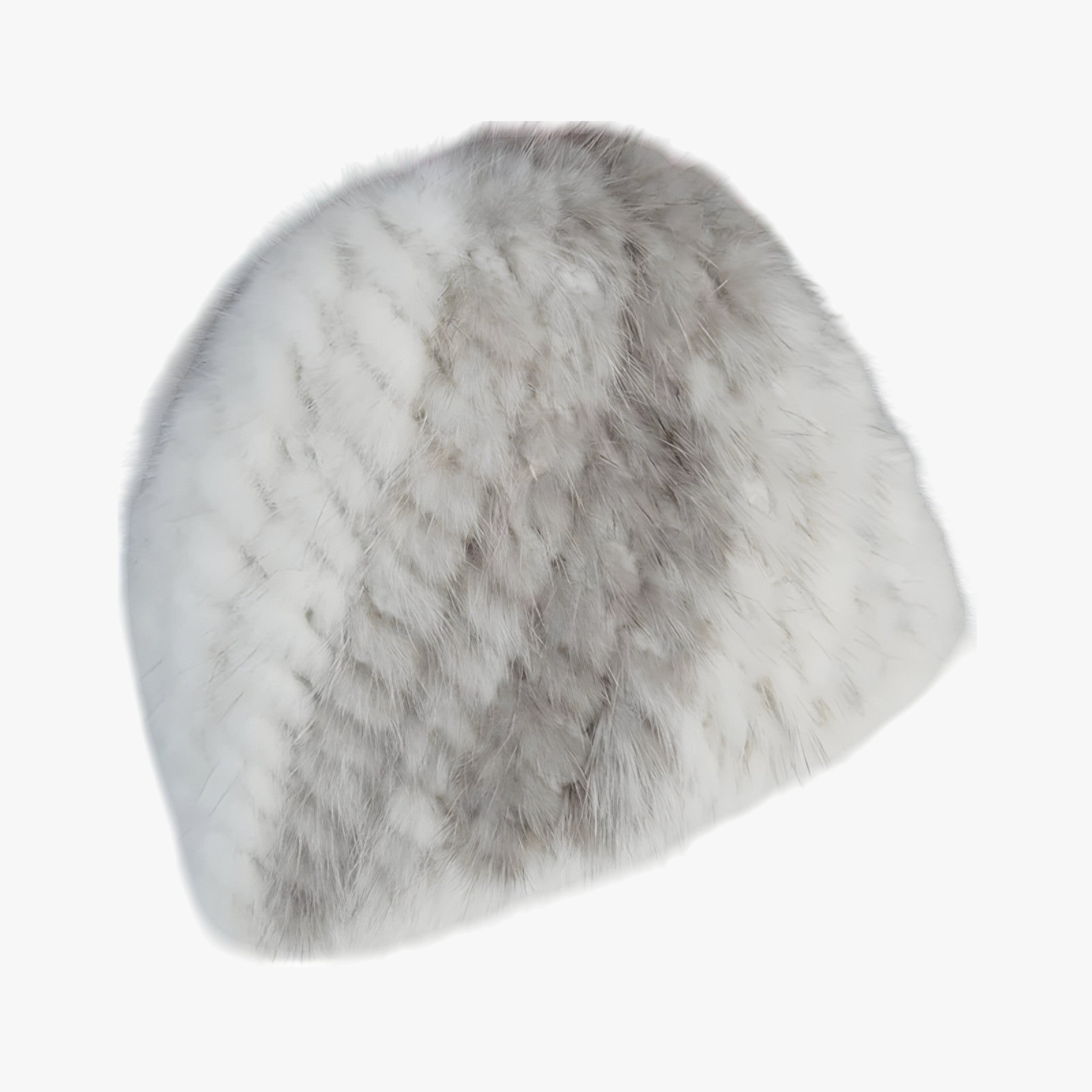 Celeste | Cappello di Pelliccia di Visone Lussuoso - Calore invernale ed Eleganza - incrocio visone bianco Buona elasticità - - Concept Palermo