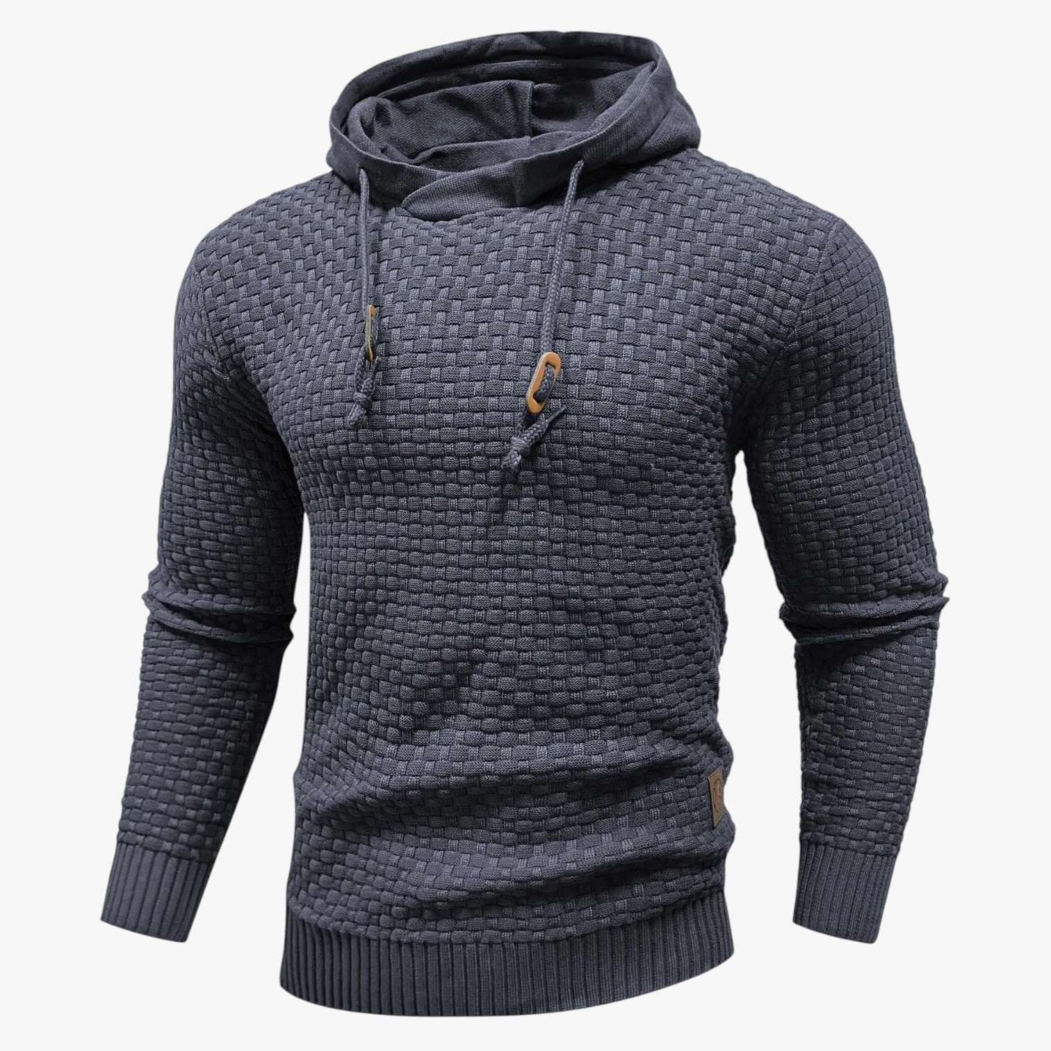 Aaron | Felpa con cappuccio oversize da uomo, casual e comoda, primaverile - Gunmetal Gray - Sweater sweater men sweaters - Concept Palermo