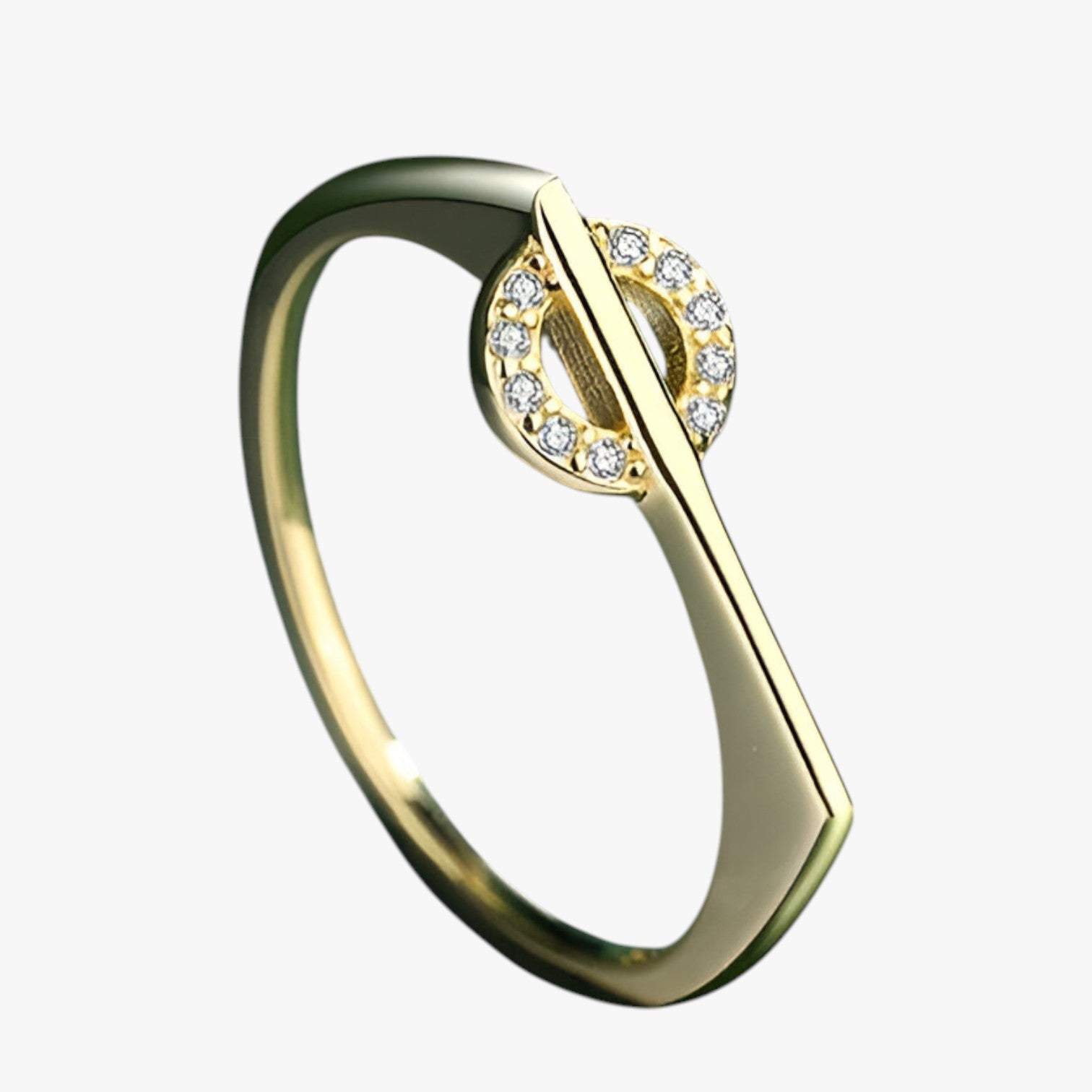 Giselle | Anelli di Coppia Creativi in Argento e Oro con Diamanti - - Ring Rings women ring womens ring - Concept Palermo