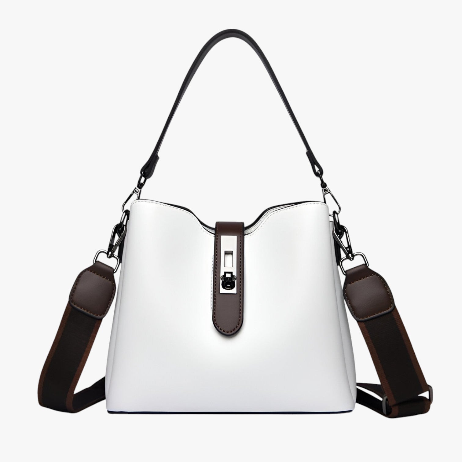 Mia | Elegante borsa a tracolla in pelle per l'eleganza di tutti i giorni - Bianco sporco - Bags handbags women bags Women's handbags - Concept Palermo