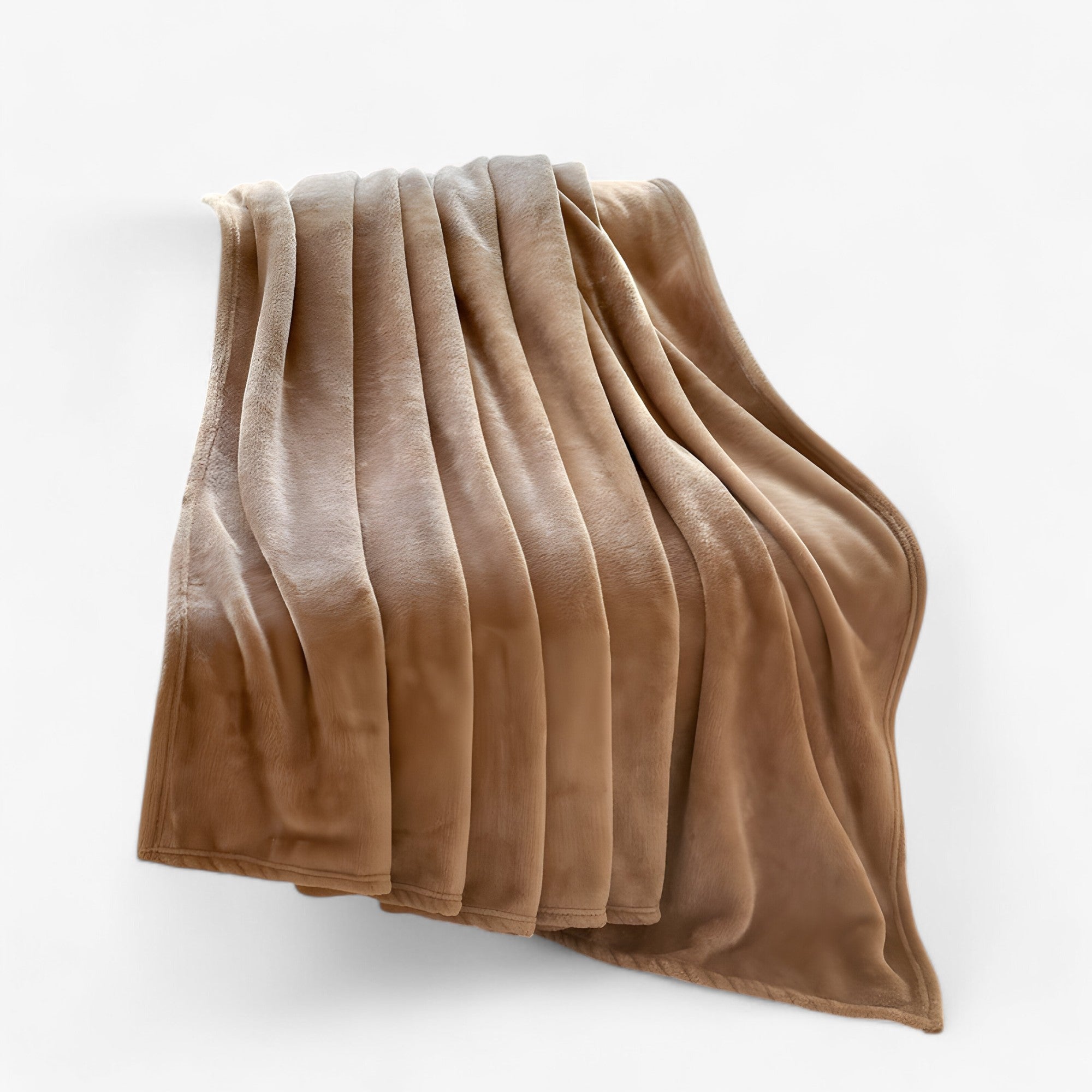 Bucephalus | Morbido plaid in flanella - Calore e comfort - Donker kaki - Blankets - Concept Palermo